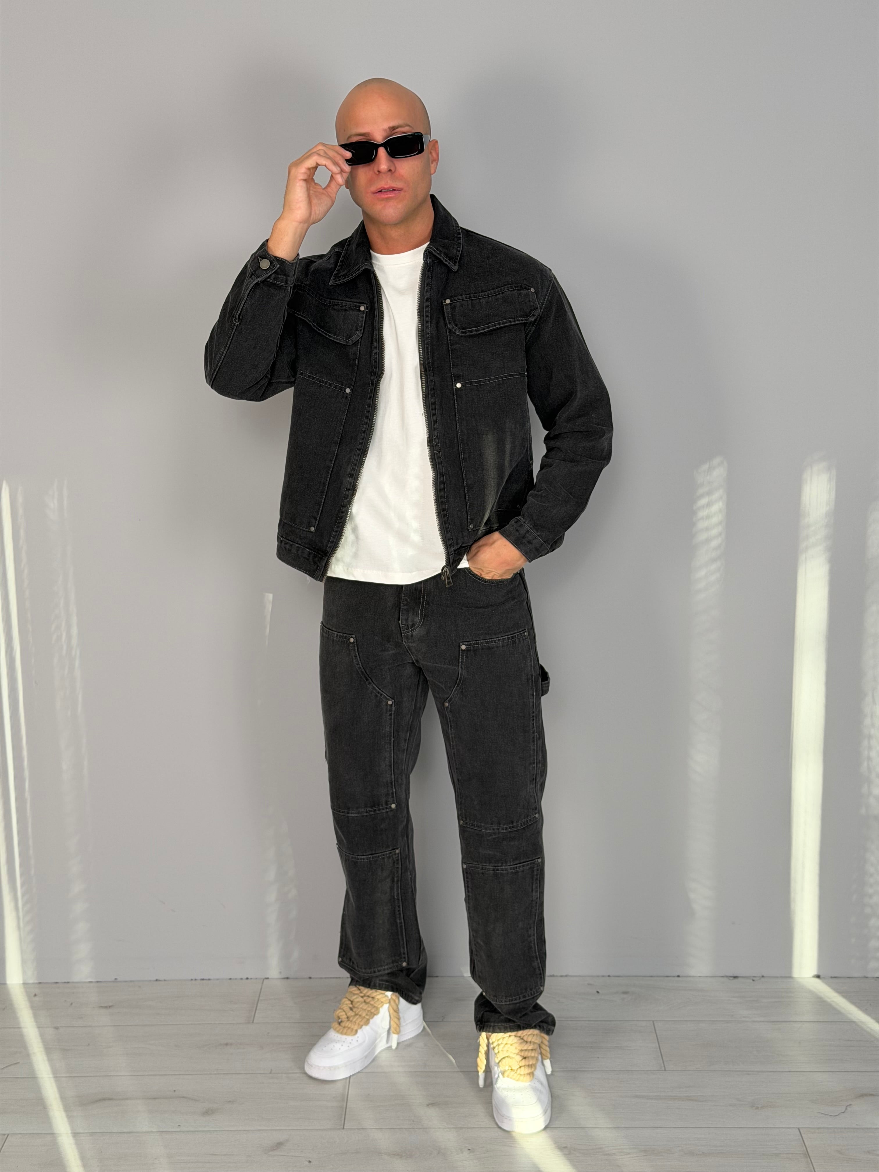 COORDINATO JEANS NOIR