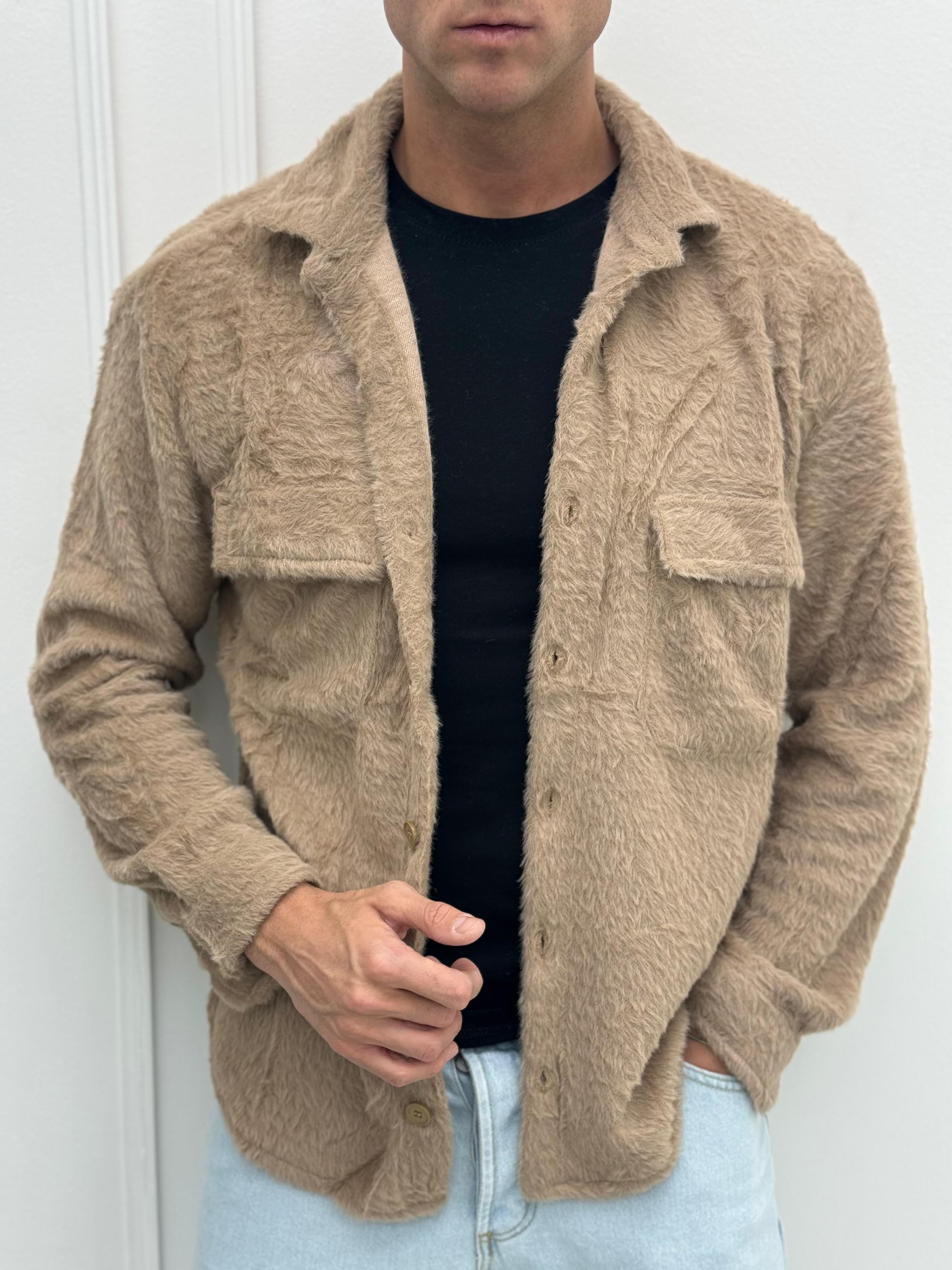 GIACCA MINI PELLICCIA - rimasto 4 L nero