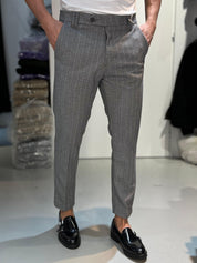 PANTALONE CLASSIC TASCHE DIETRO LANA