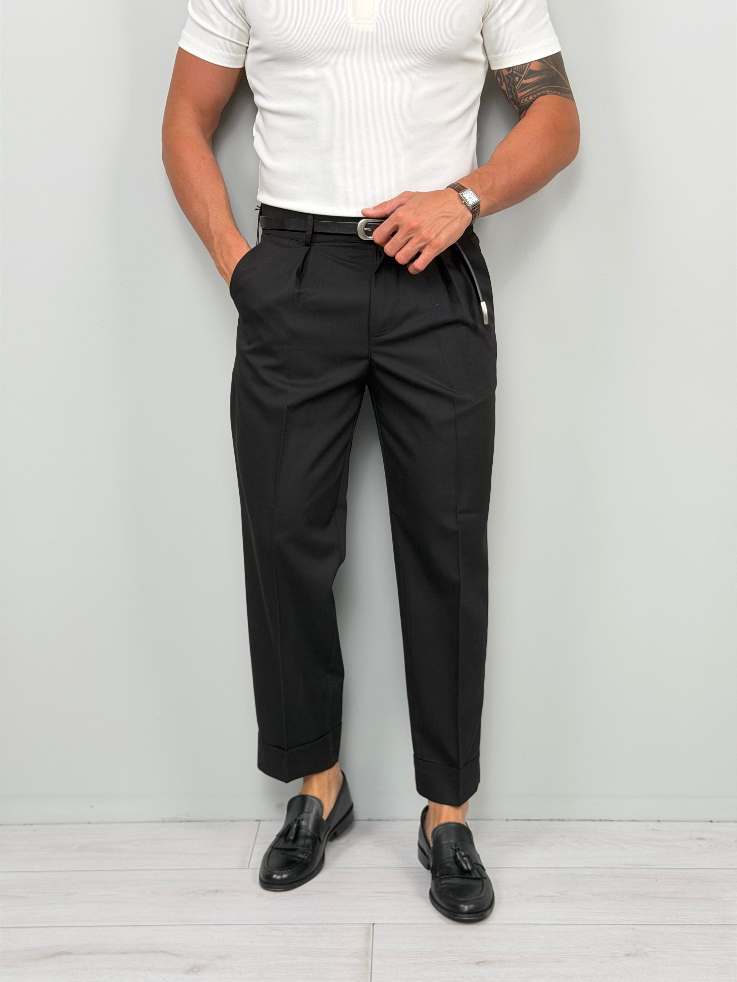 PANTALONE SOFT - TASCHE DIETRO