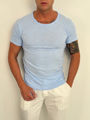 T-SHIRT COTONE FIAMMATO