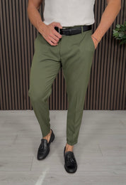 PANTALONE MOD CAPRI BUTTON - TASCHE DIETRO
