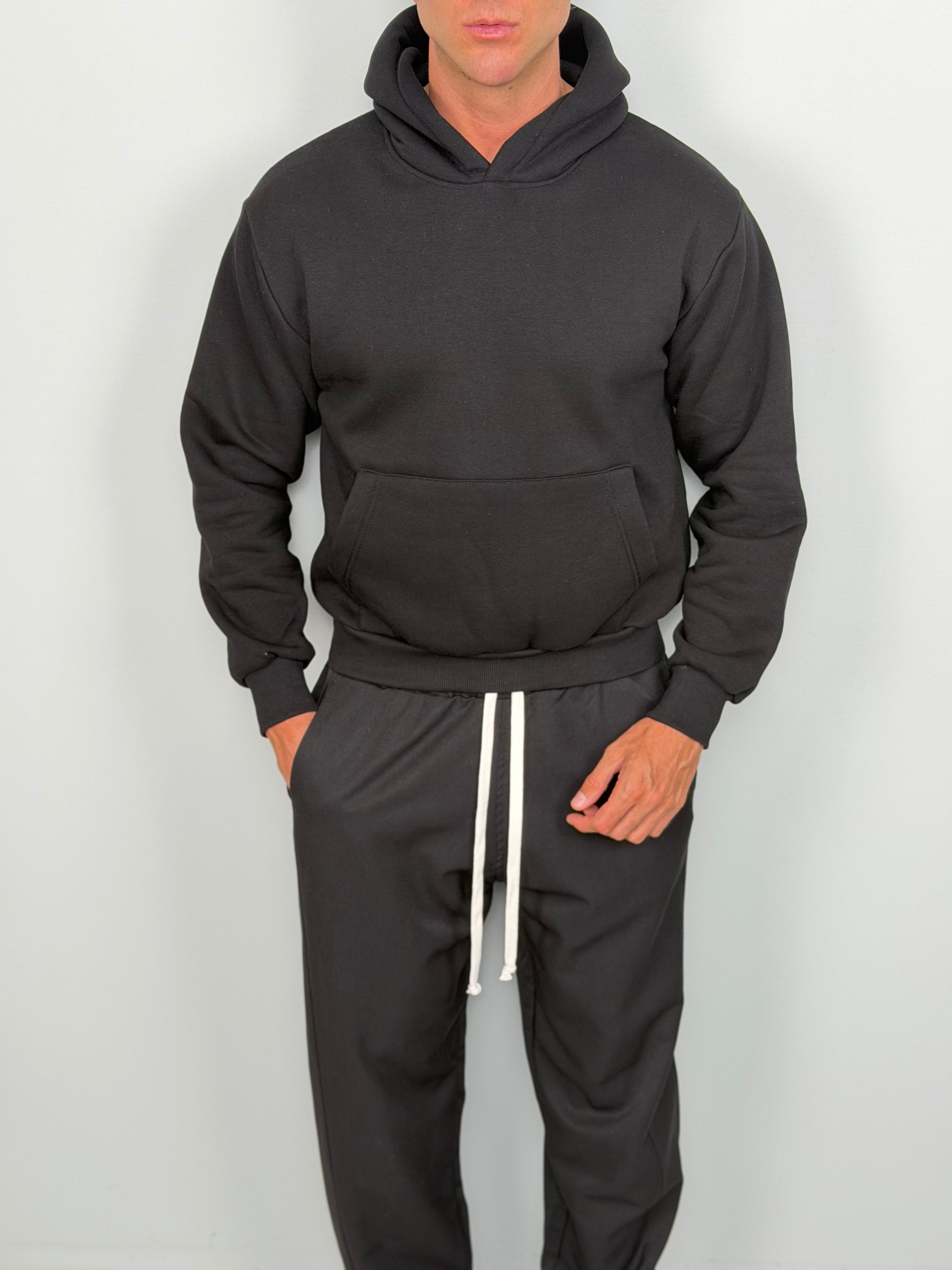 SWEAT SHIRT COUPE BOXY EN MOLLETON