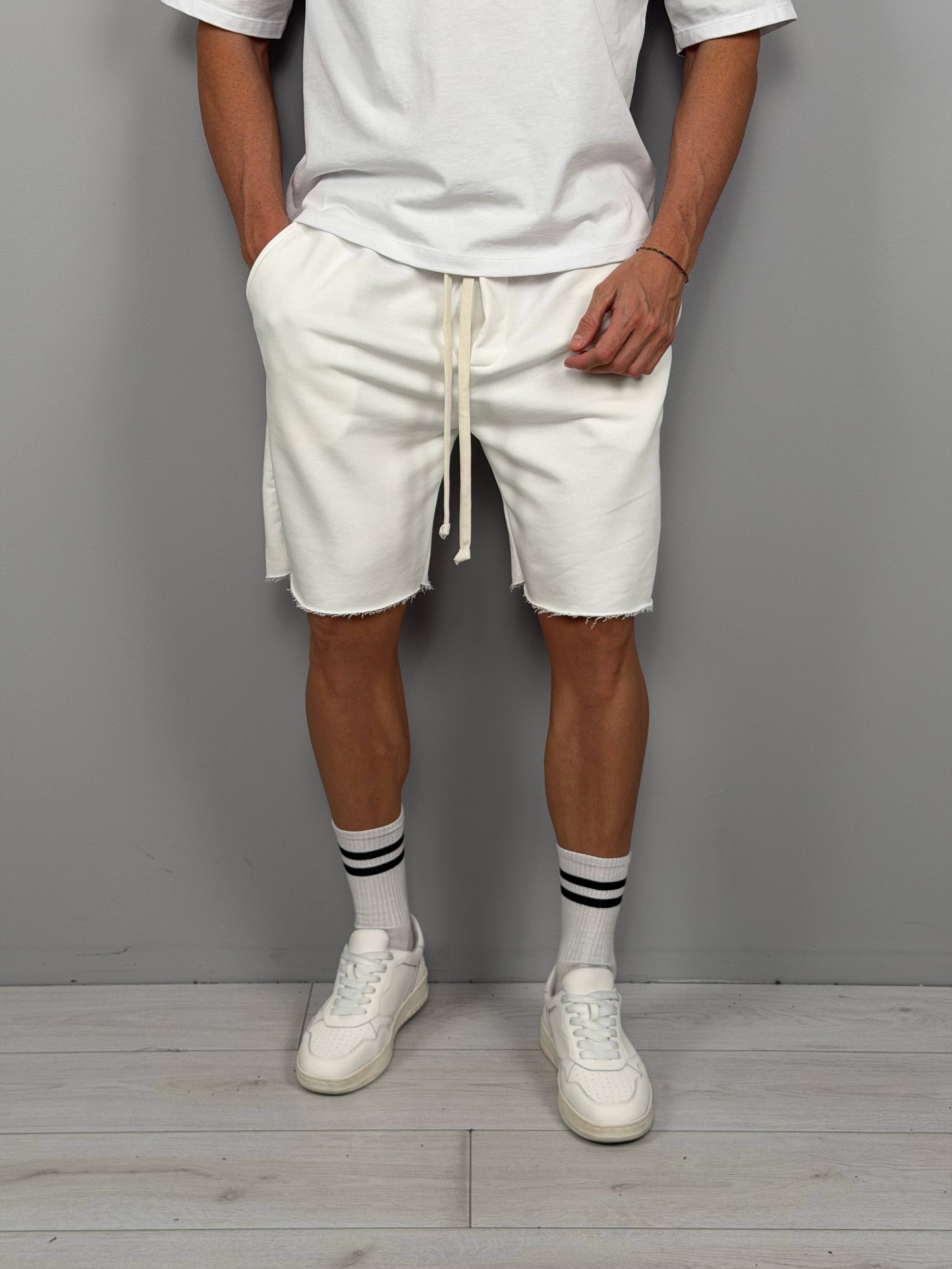 BERMUDA COTONE TAGLIO VIVO