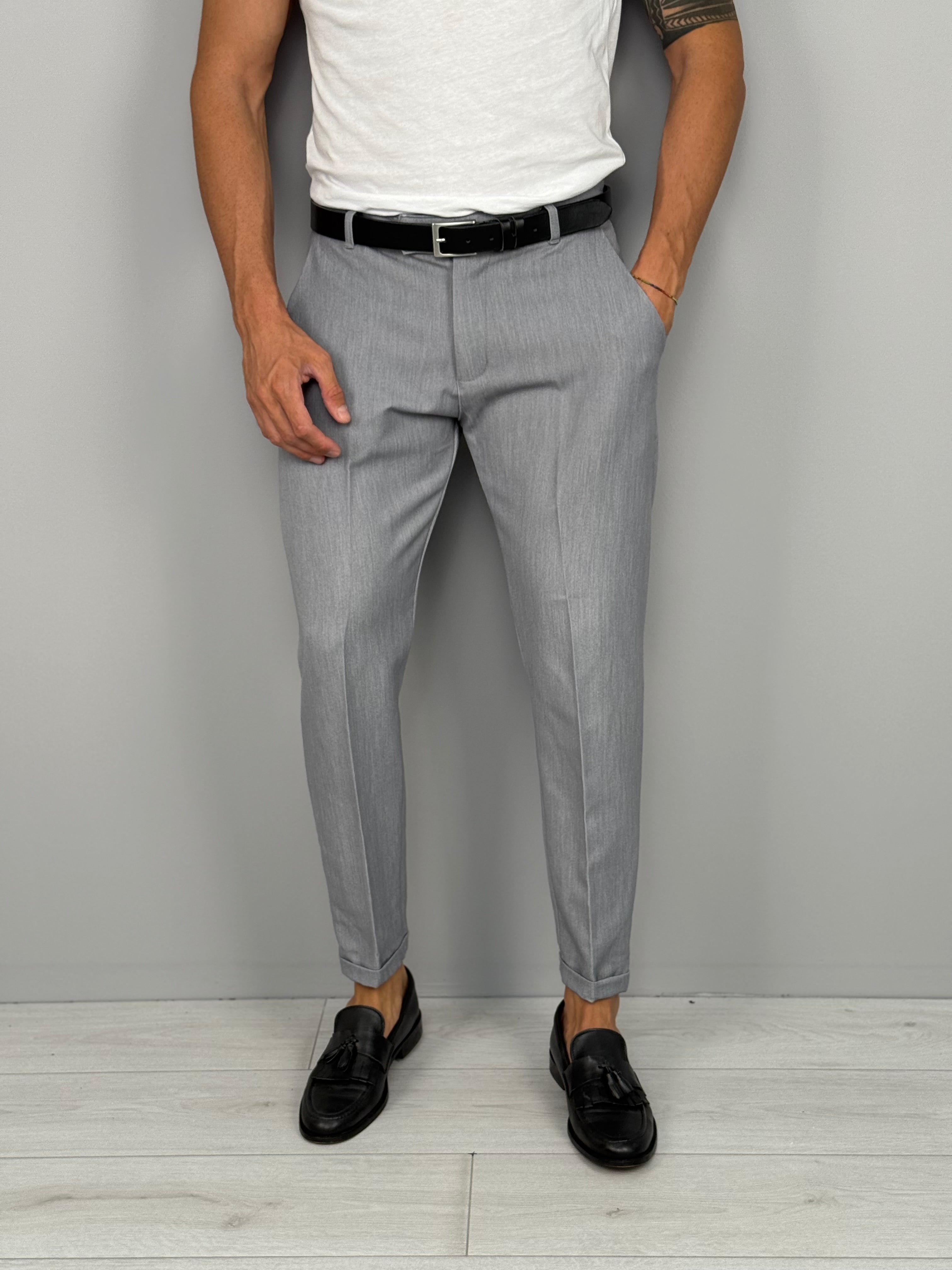 PANTALONE MOD CAPRI RISVOLTINO