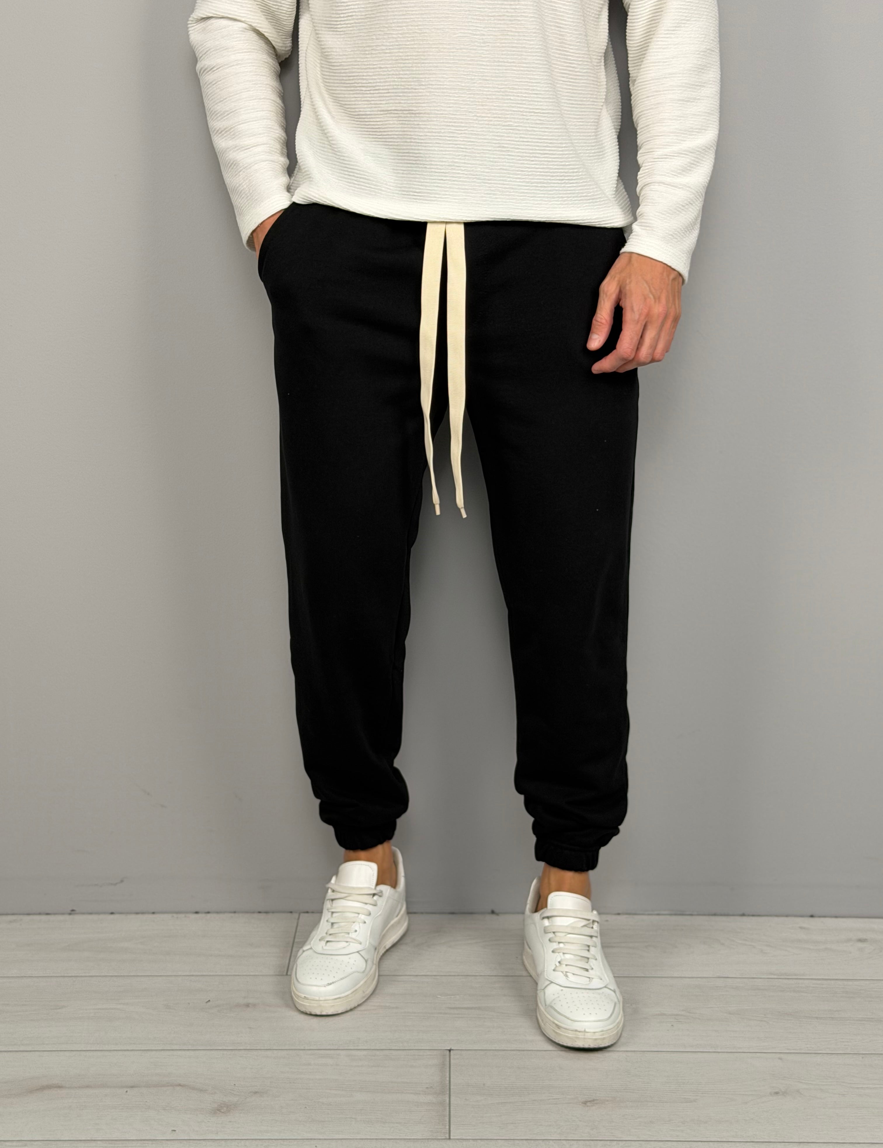 BRUSHED TRACKSUIT TROUSERS