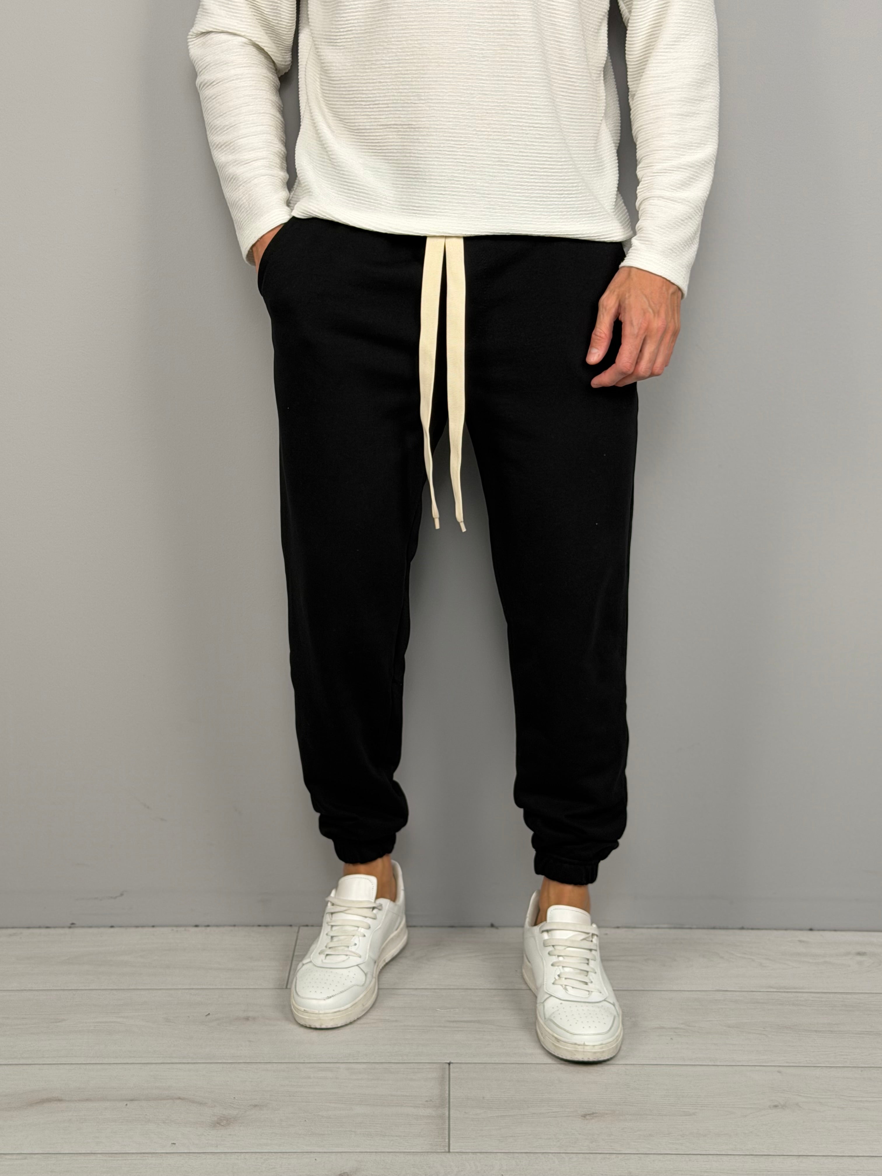 BRUSHED TRACKSUIT TROUSERS
