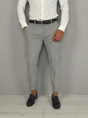 PANTALONE MOD CAPRI VELLUTO RISVOLTINO