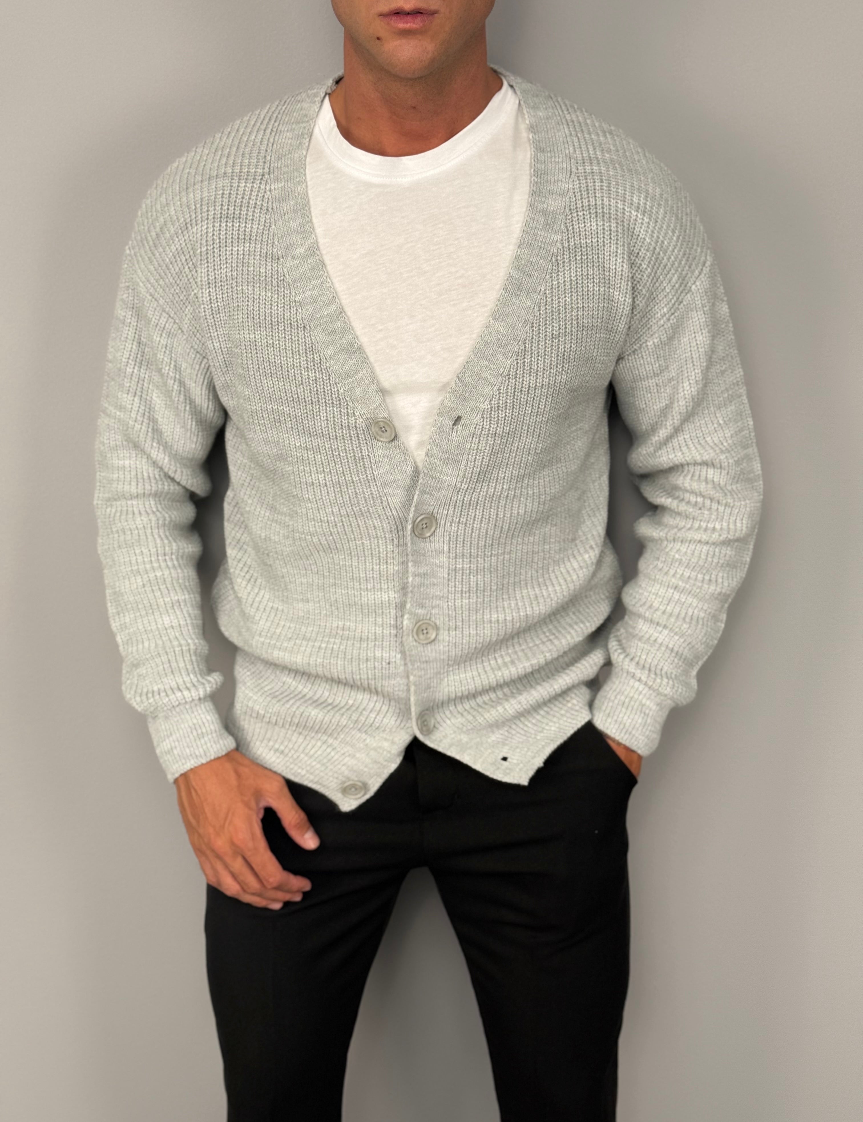 CARDIGAN BASIC IN FILO