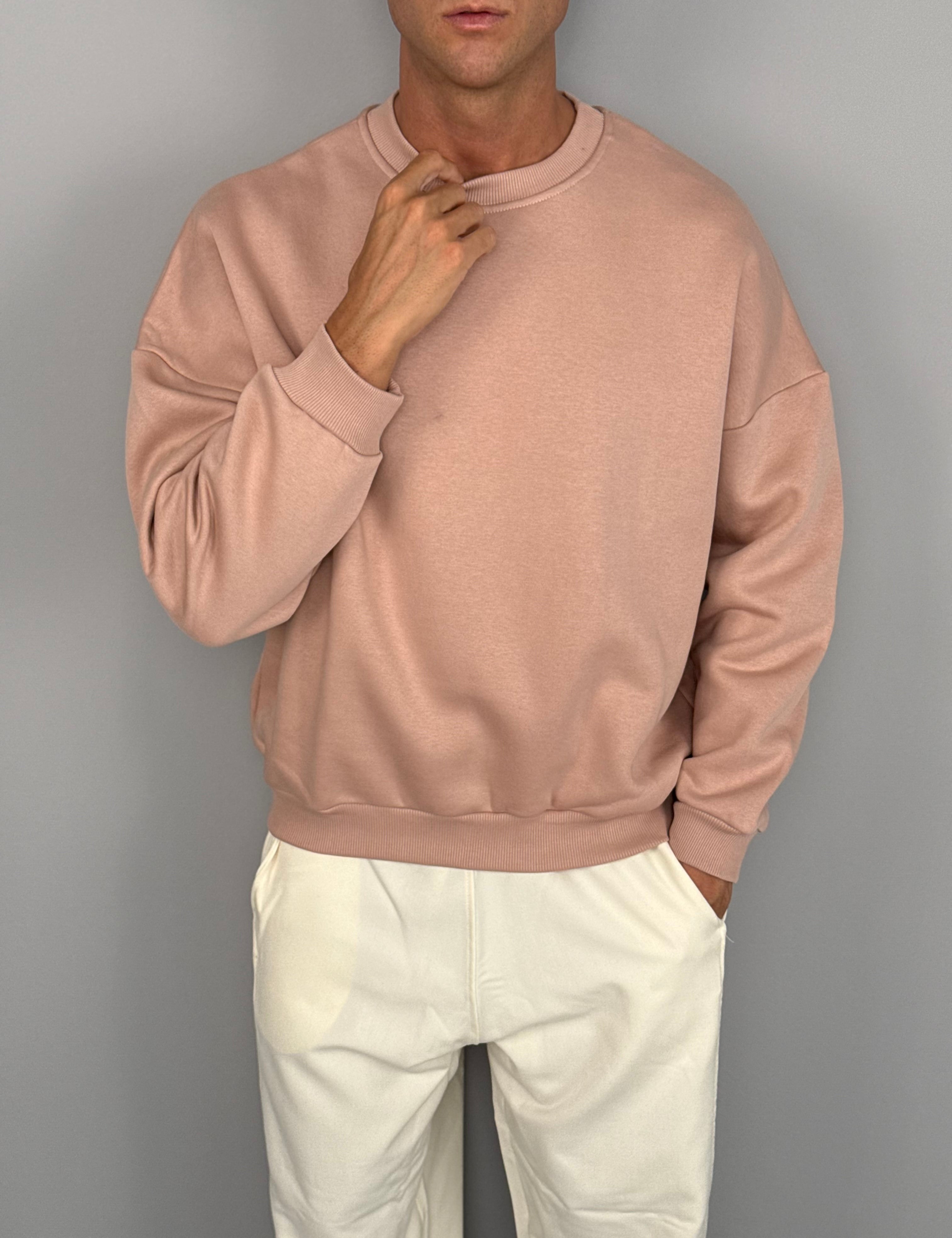 FELPA GIROCOLLO BOXY FIT FELPATA