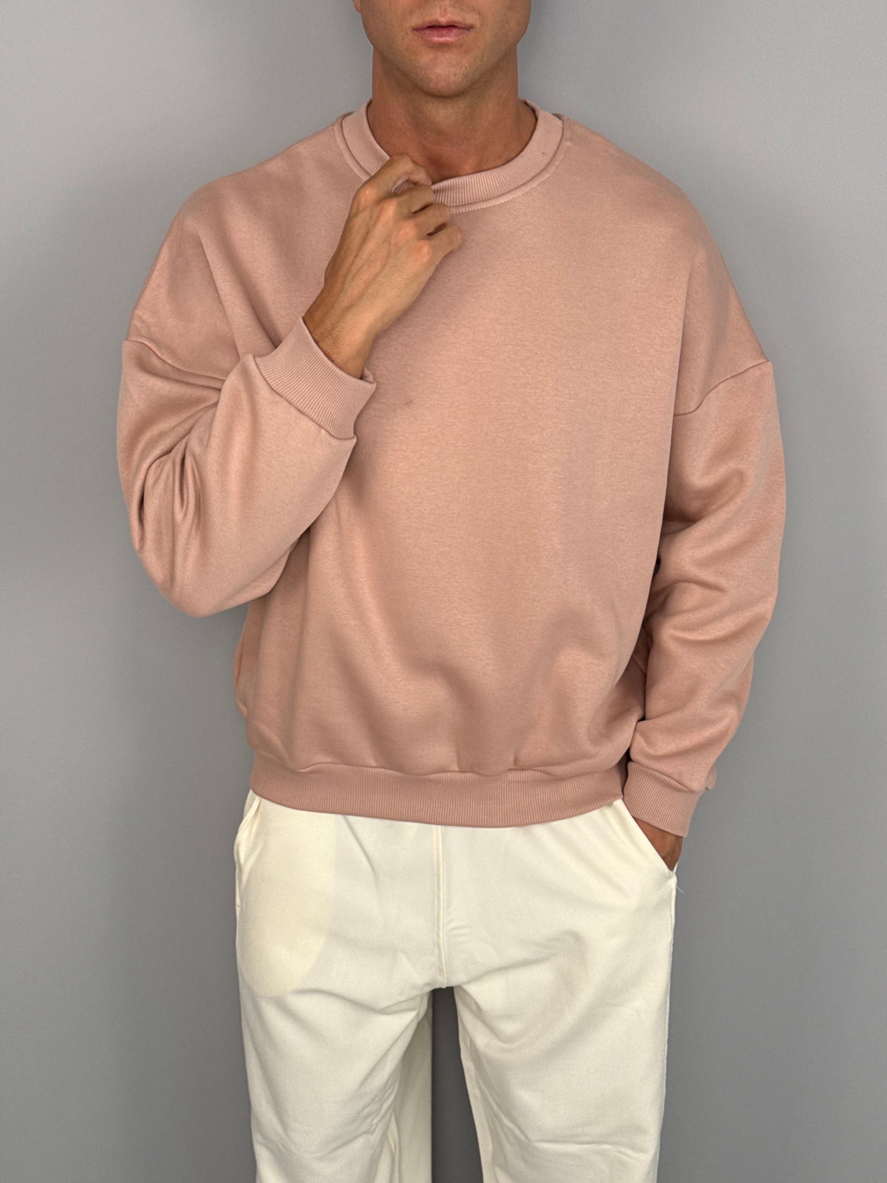 FELPA GIROCOLLO BOXY FIT FELPATA