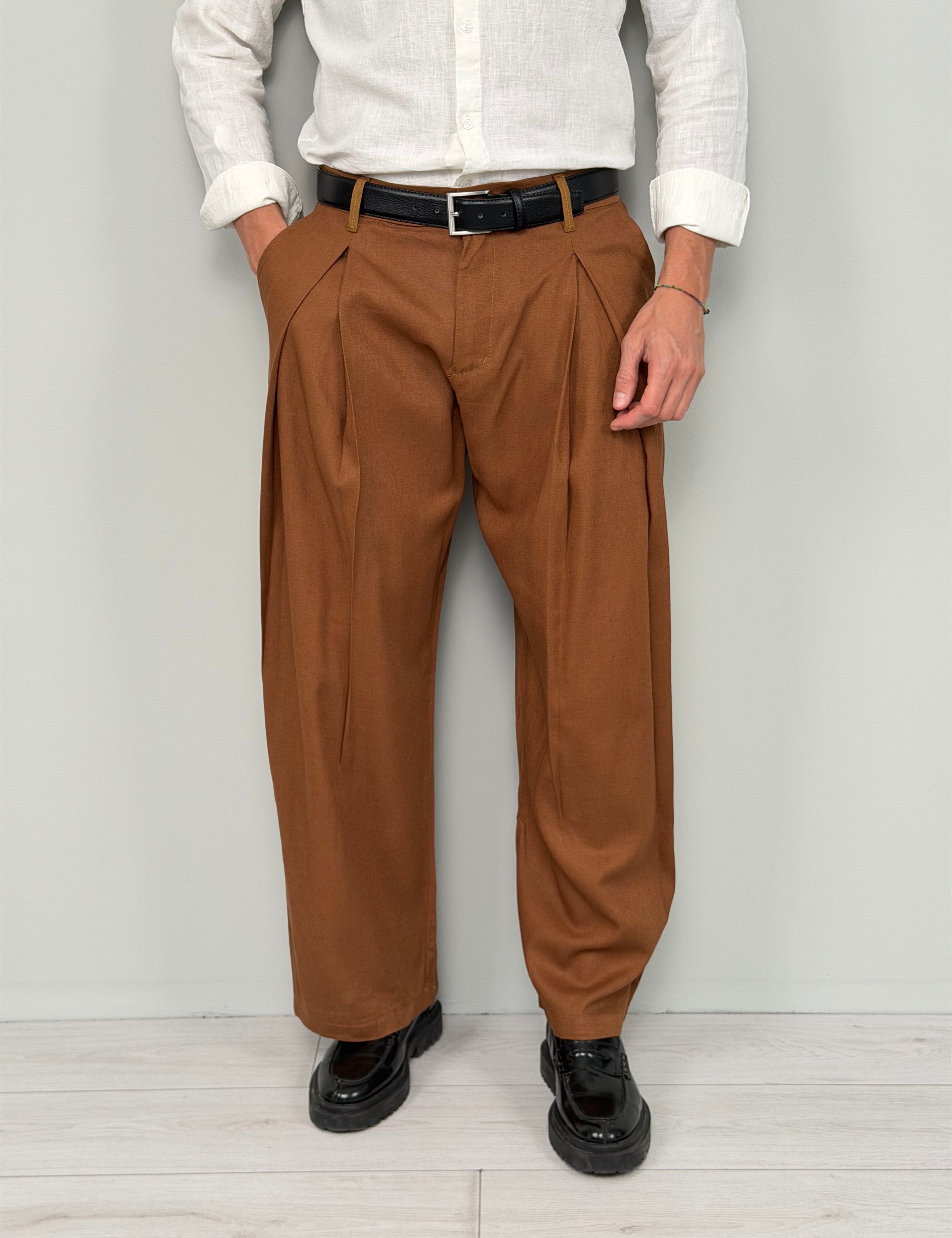 PANTALONE LINO CLUB AMPIO