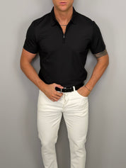 POLO ZIP STRETCH- NO STIRO