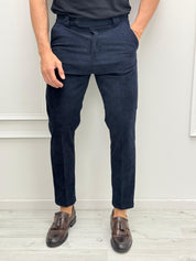 PANTALONE VELLUTO TASCHE DIETRO