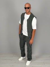 COORDINATO GILET TASCONATO