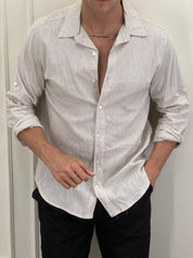 CAMICIA LINO FIAMMATO V1