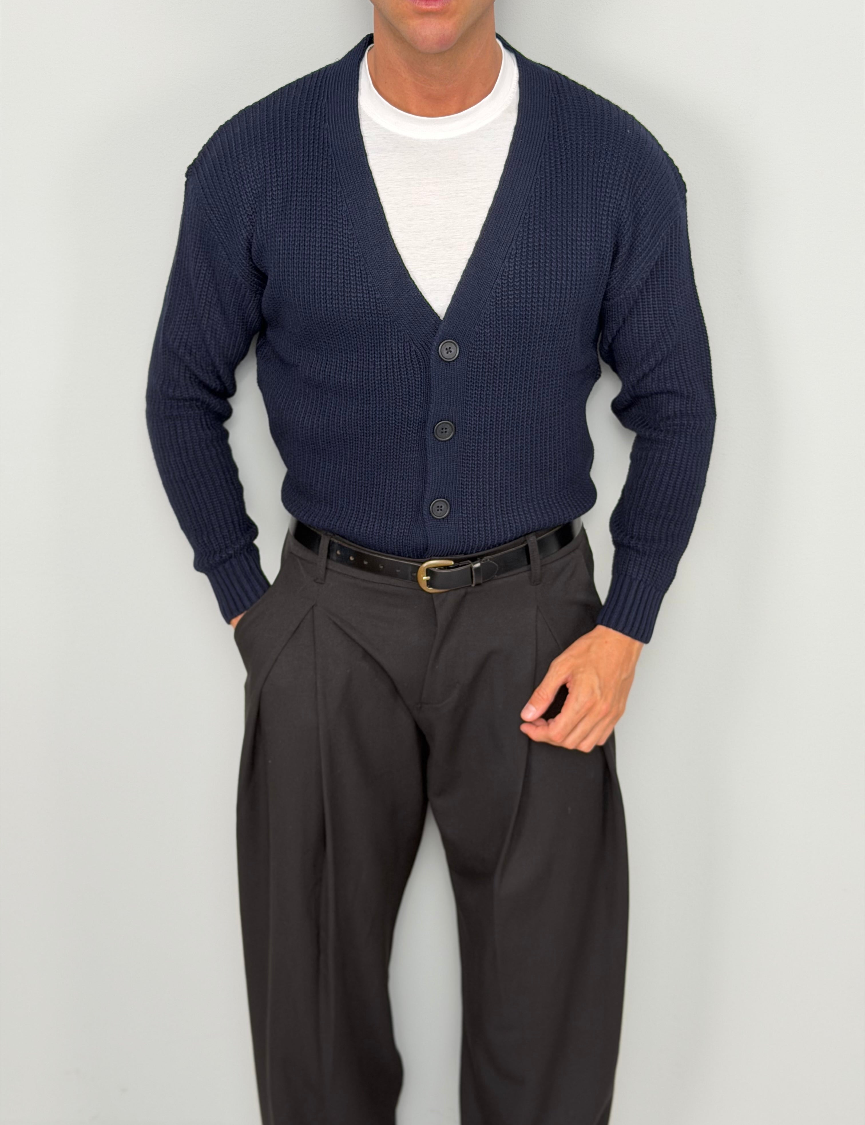 CARDIGAN BASIC IN FILO