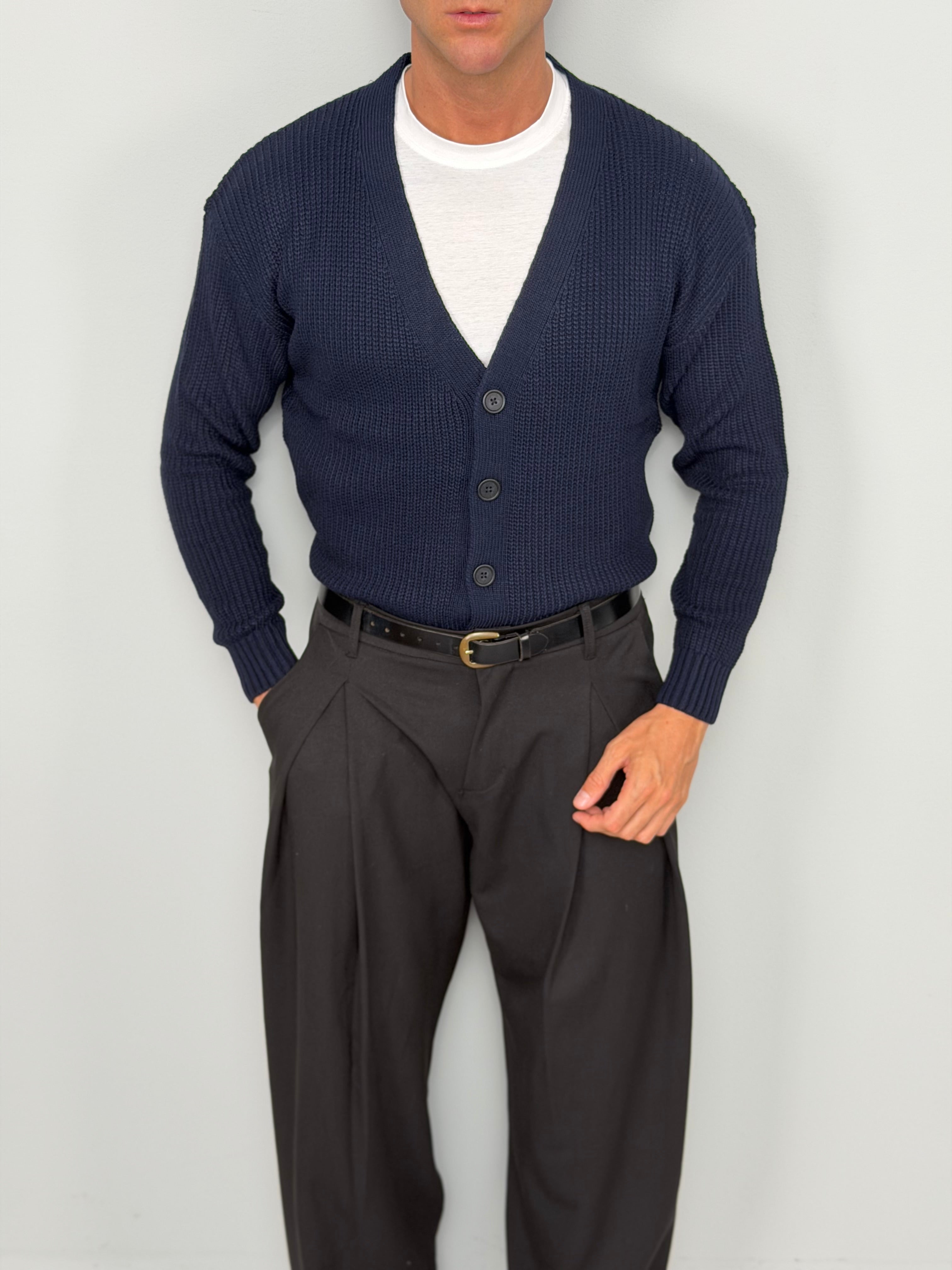 CARDIGAN BASIC IN FILO