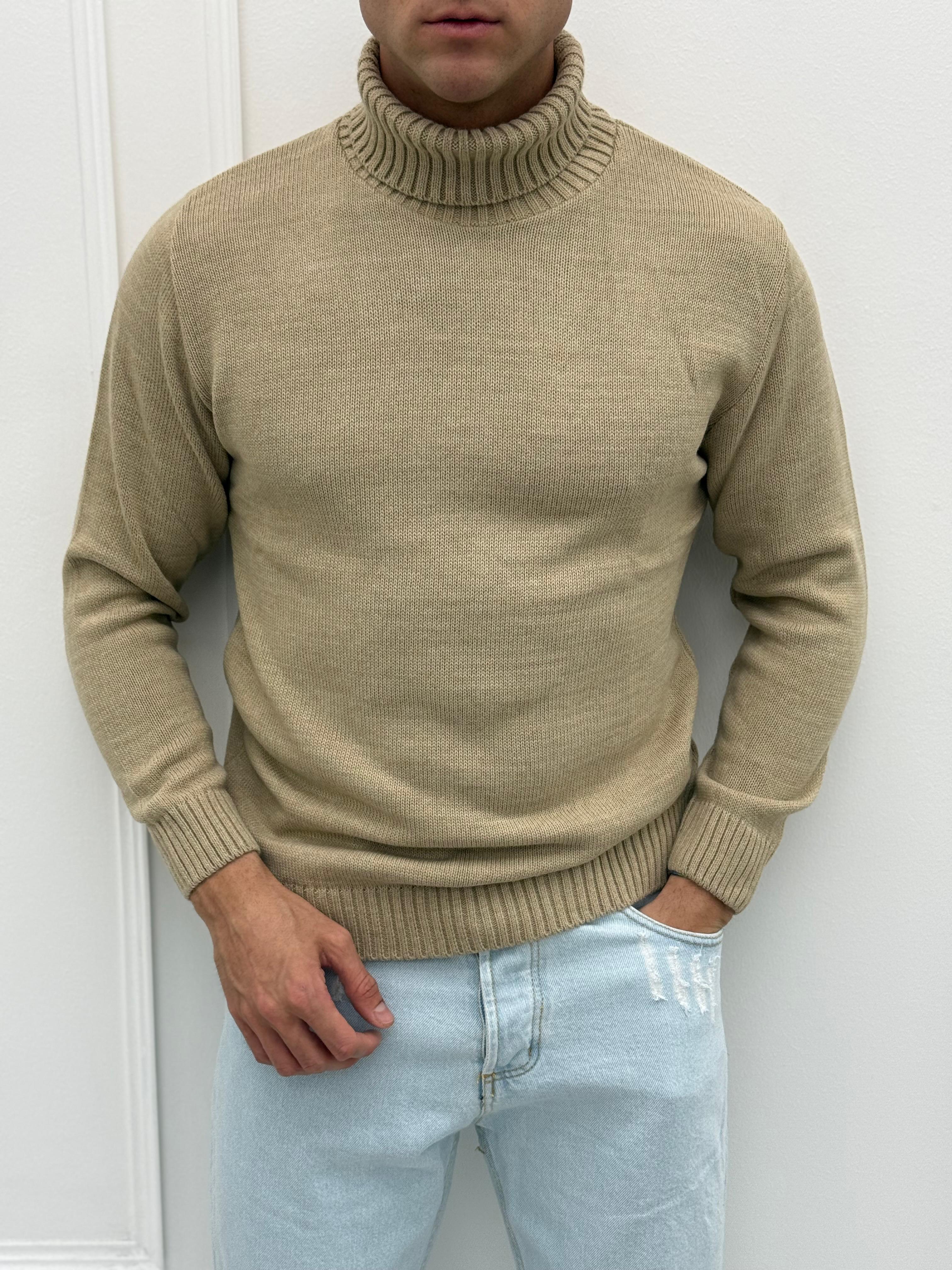 MAGLIONE DOLCEVITA LEMON LANA - Tg.XL Cioccolato