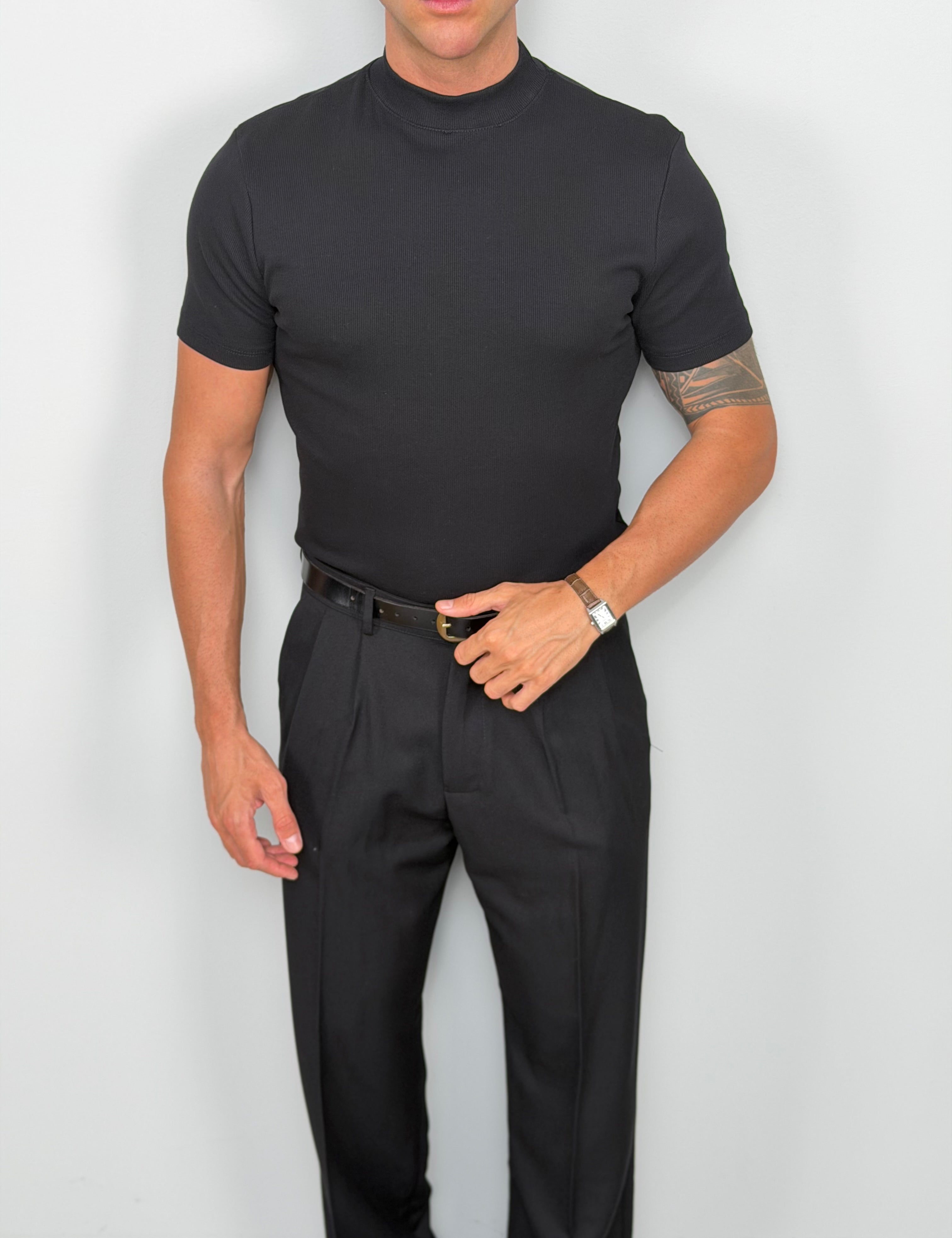 T-SHIRT COTONE MEZZO COLLO