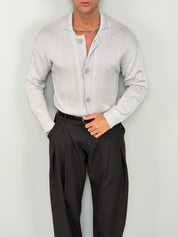 CARDIGAN POLO COTONE