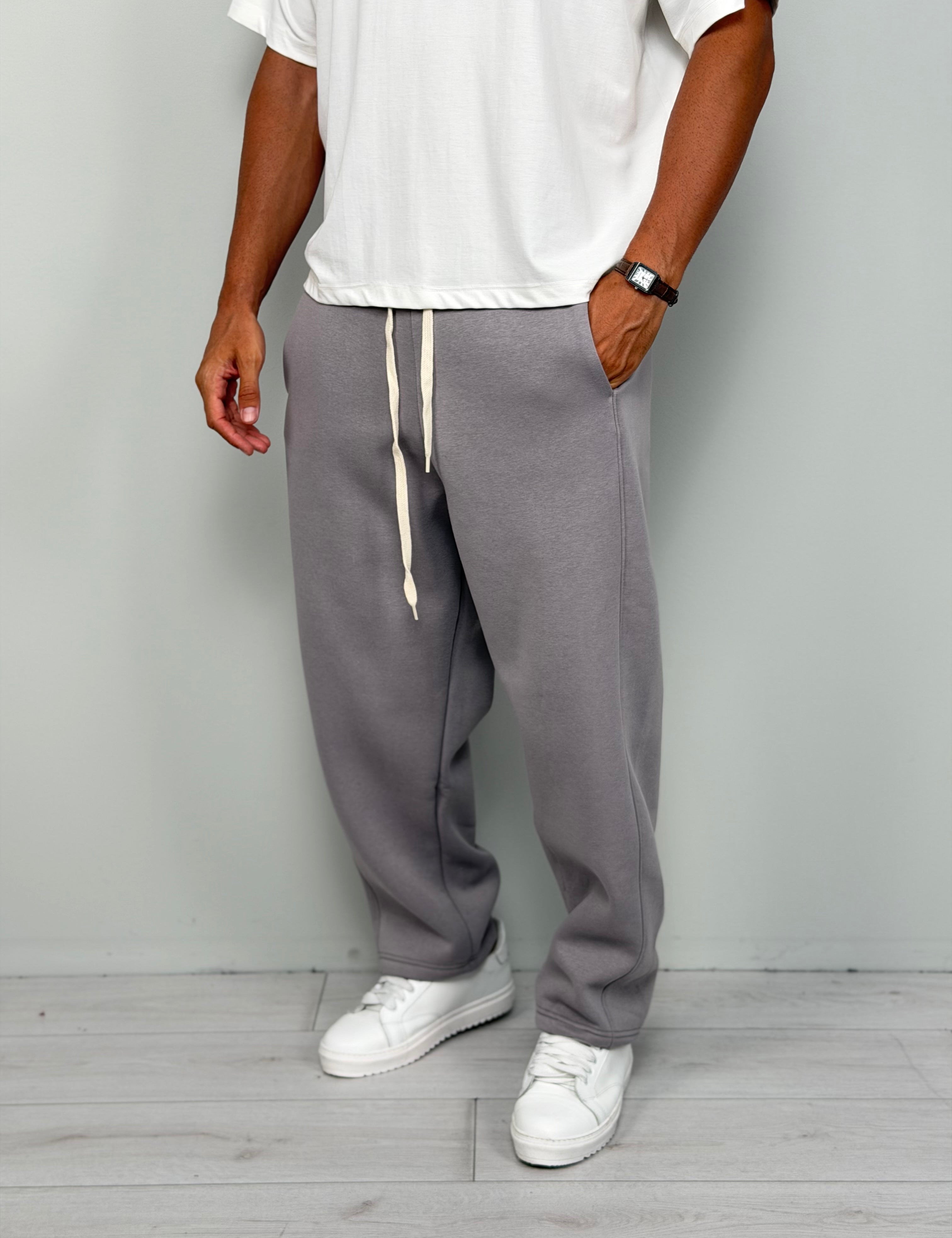 PANTALONE TUTA AMPIO RIGA FELPATO