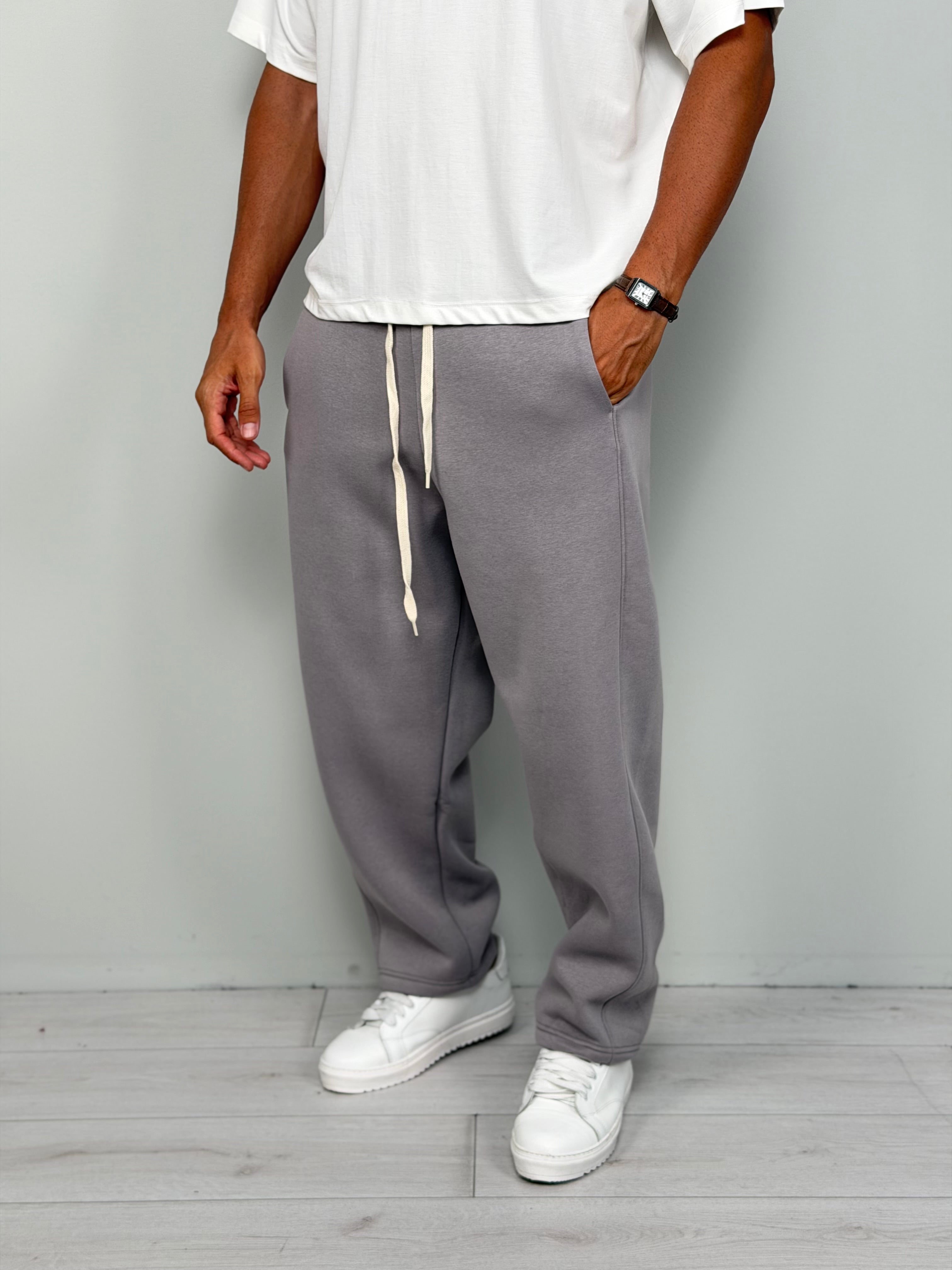 PANTALONE TUTA AMPIO RIGA FELPATO