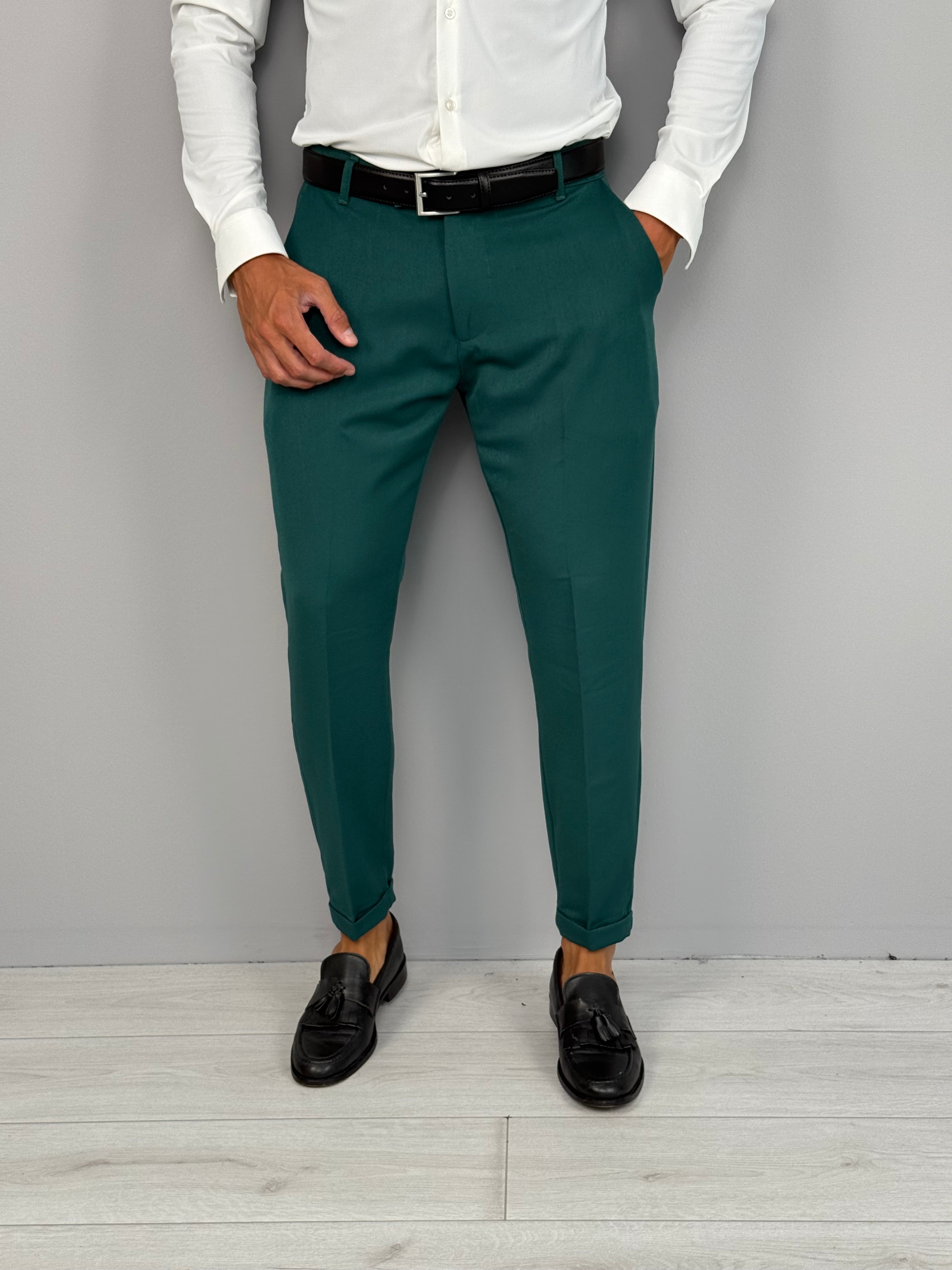 PANTALONE MOD CAPRI RISVOLTINO