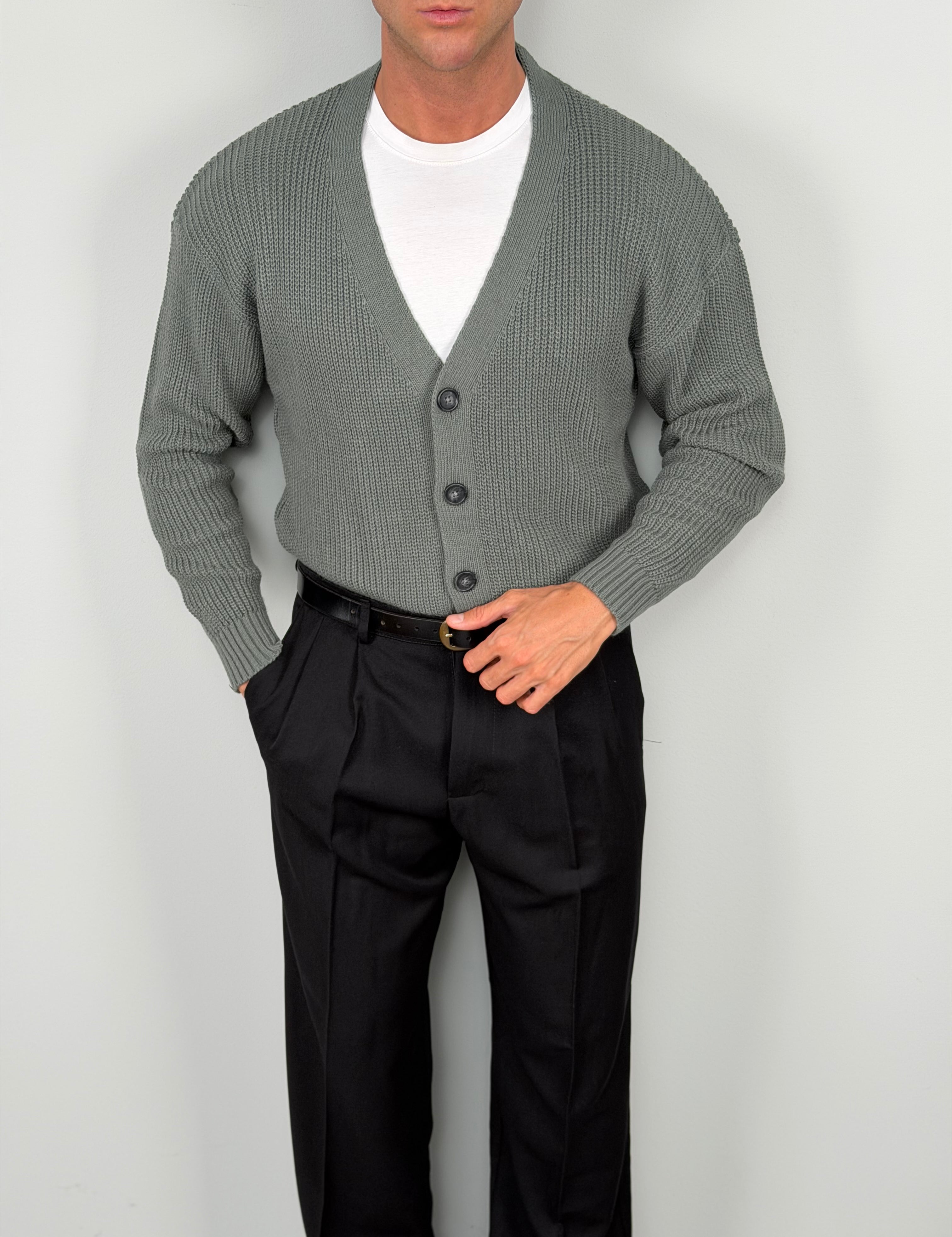 CARDIGAN BASIC IN FILO