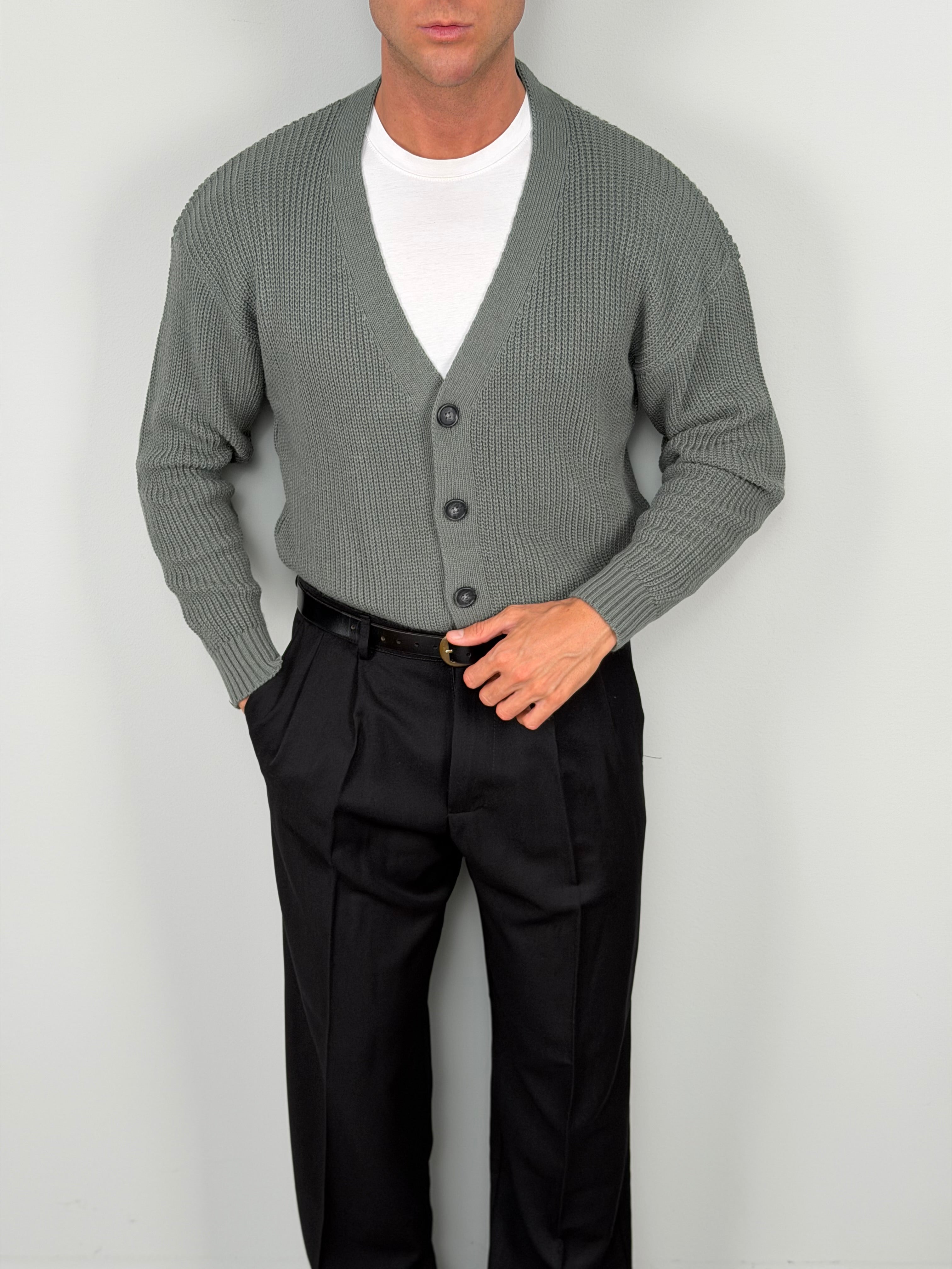 CARDIGAN BASIQUE EN FIL