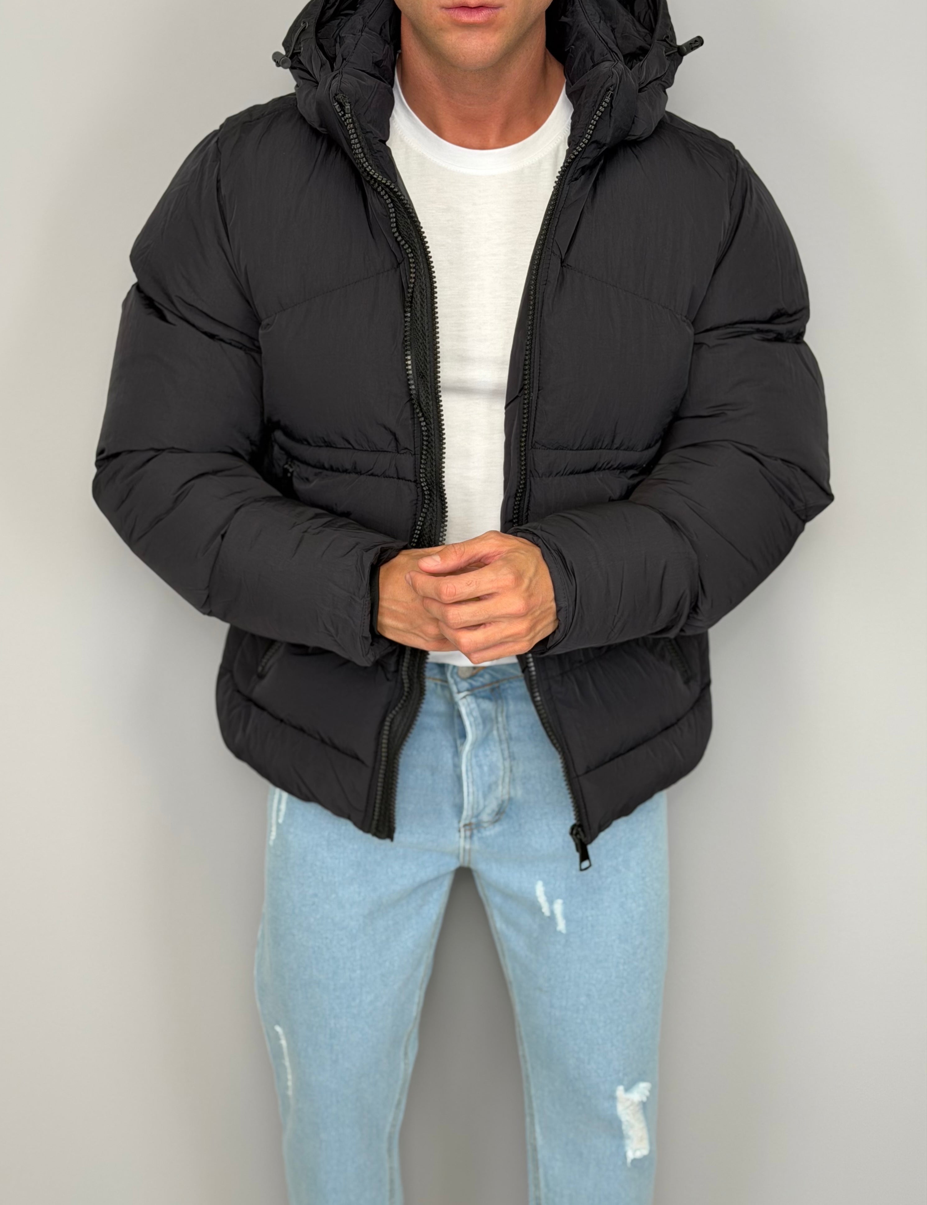 PIUMINO ESSENTIAL - CAPPUCCIO REMOVIBILE