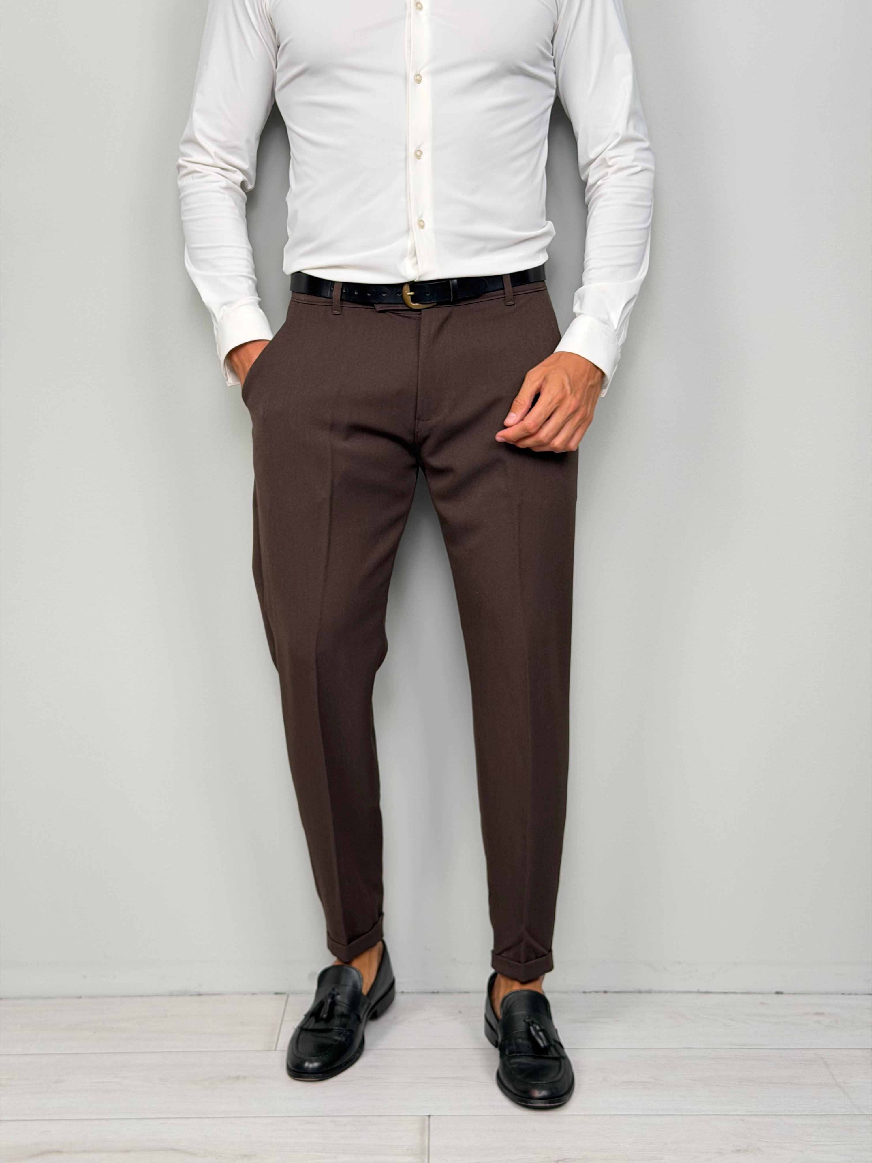WINTER CAPRI TROUSERS WITH ROLLS