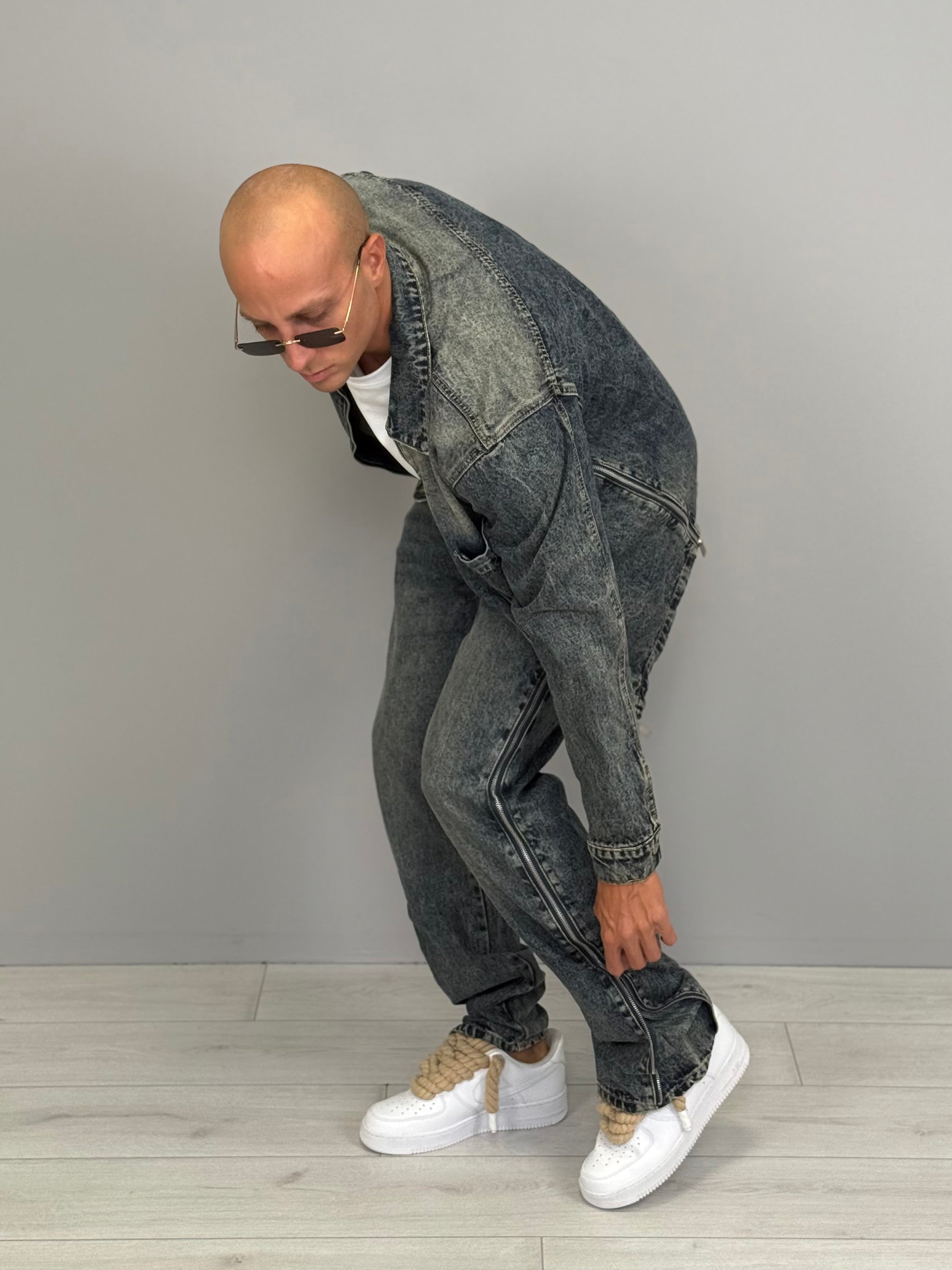 COORDINATO JEANS AMPIO SMOKE