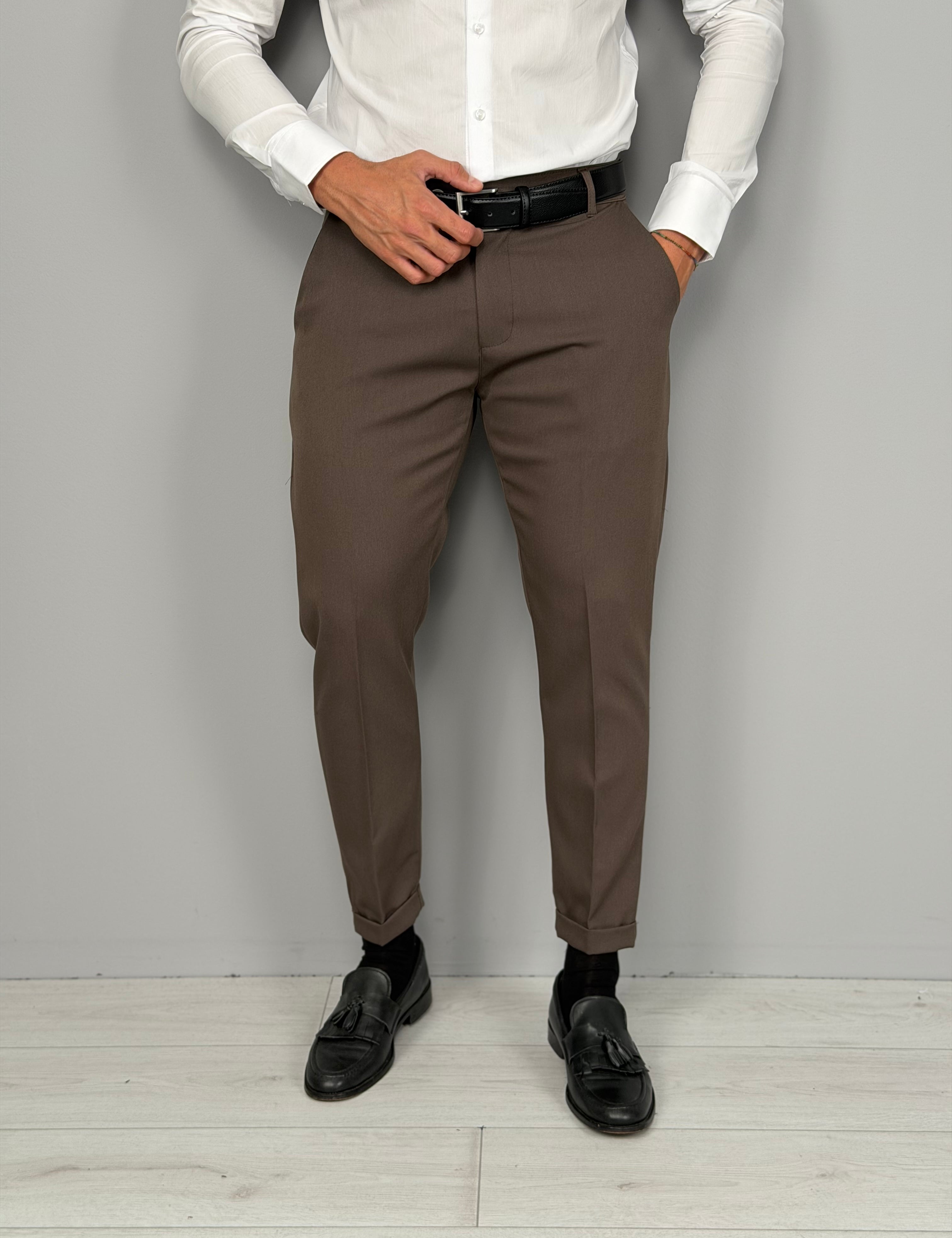 PANTALONE BUTTON ELEGANT - TASCHE DIETRO