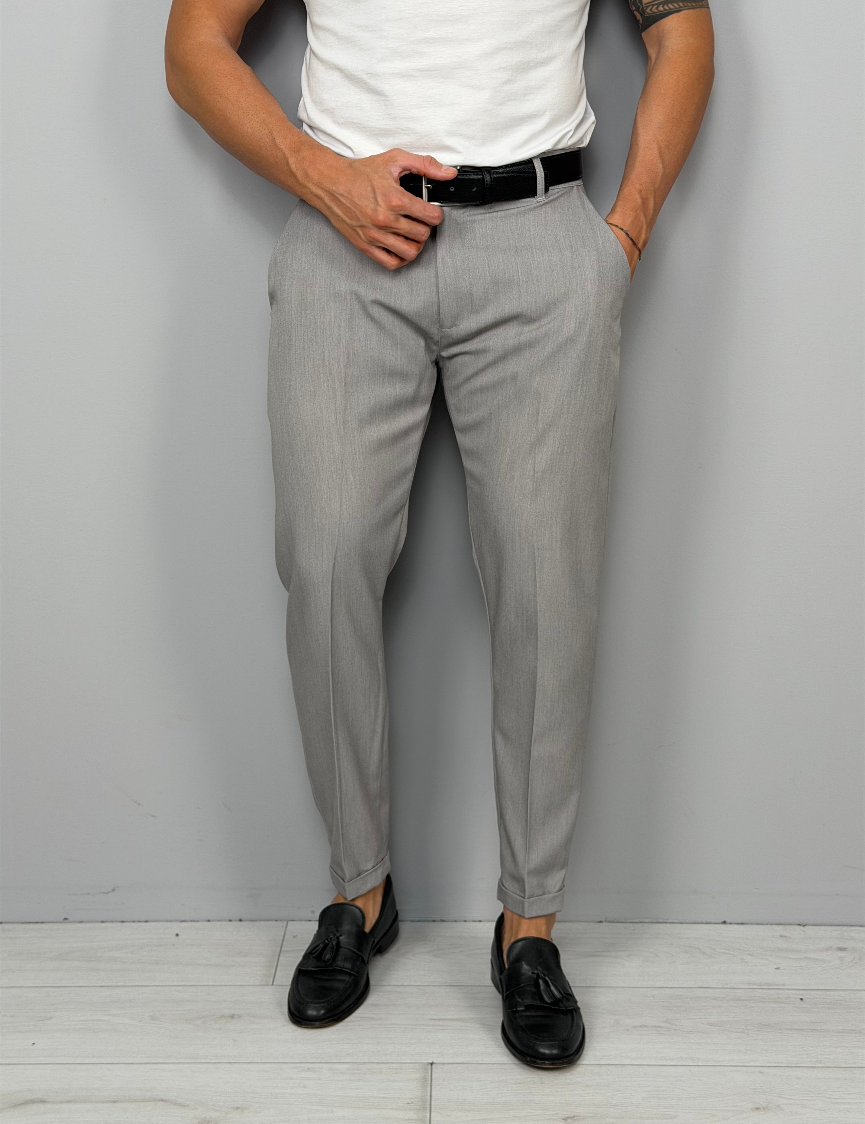 PANTALONE MOD CAPRI RISVOLTINO