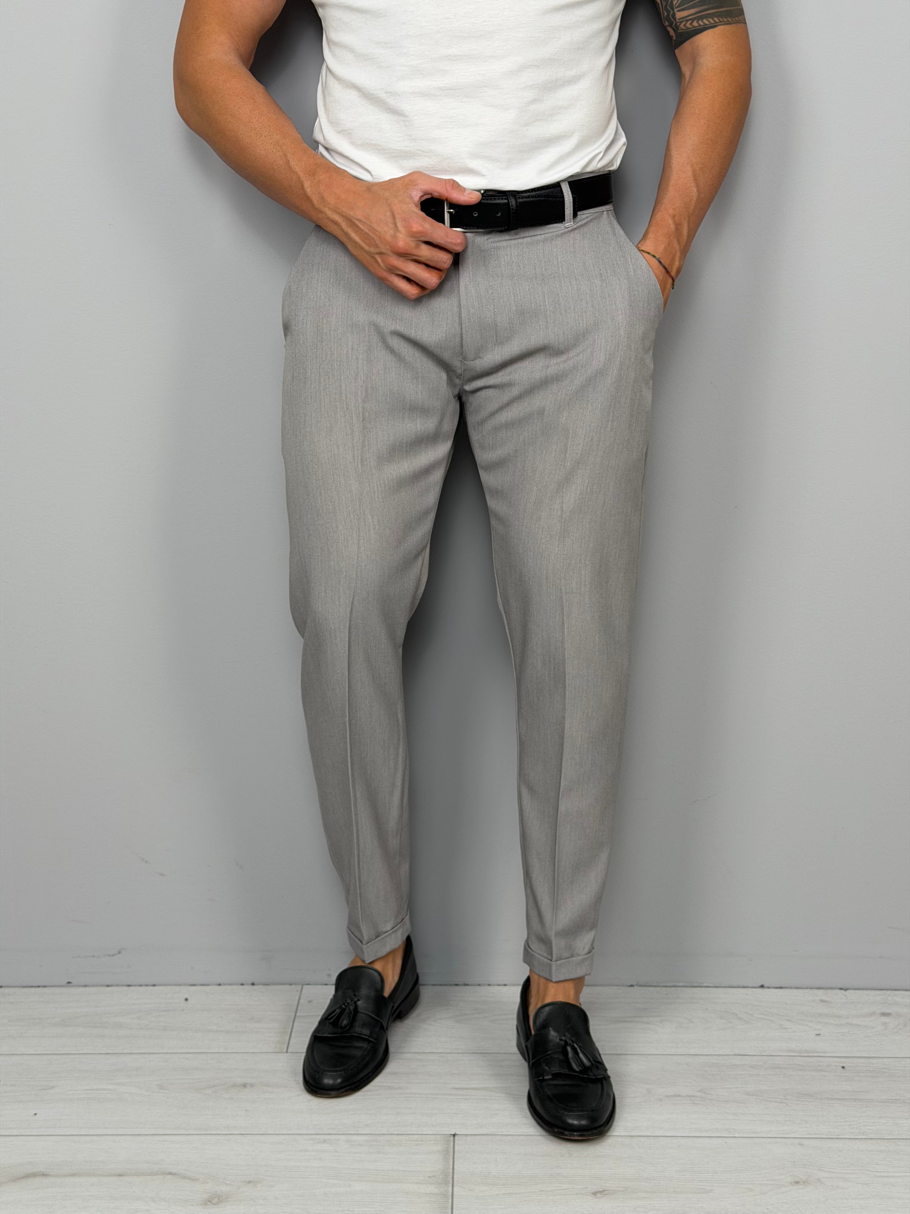 PANTALONE MOD CAPRI RISVOLTINO