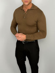 POLO COTONE MANICA LUNGA