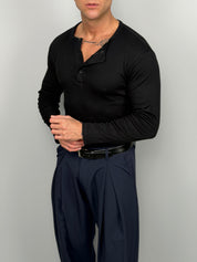 MAGLIA HENLEY COTONE