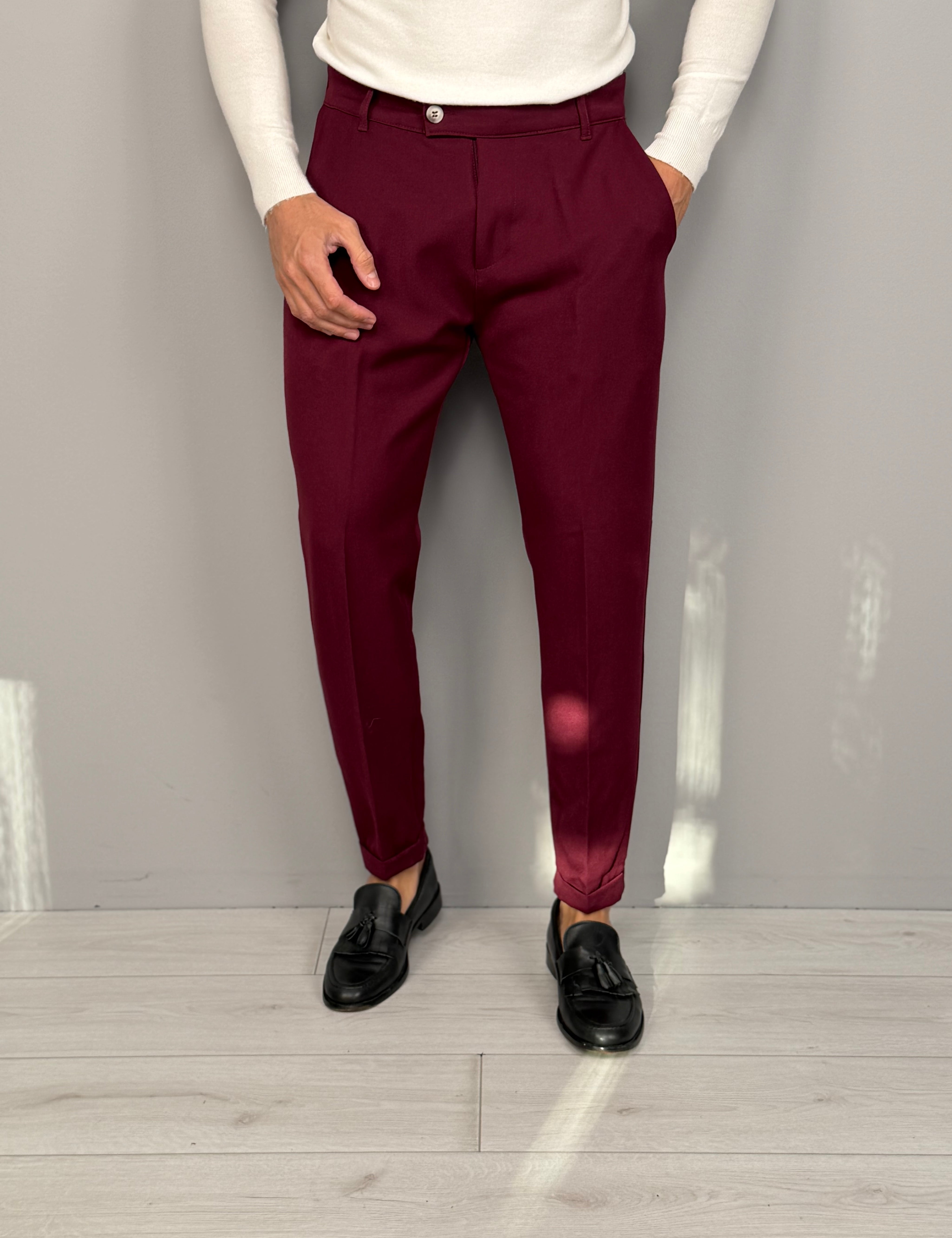 PANTALONE MOD CAPRI RISVOLTINO