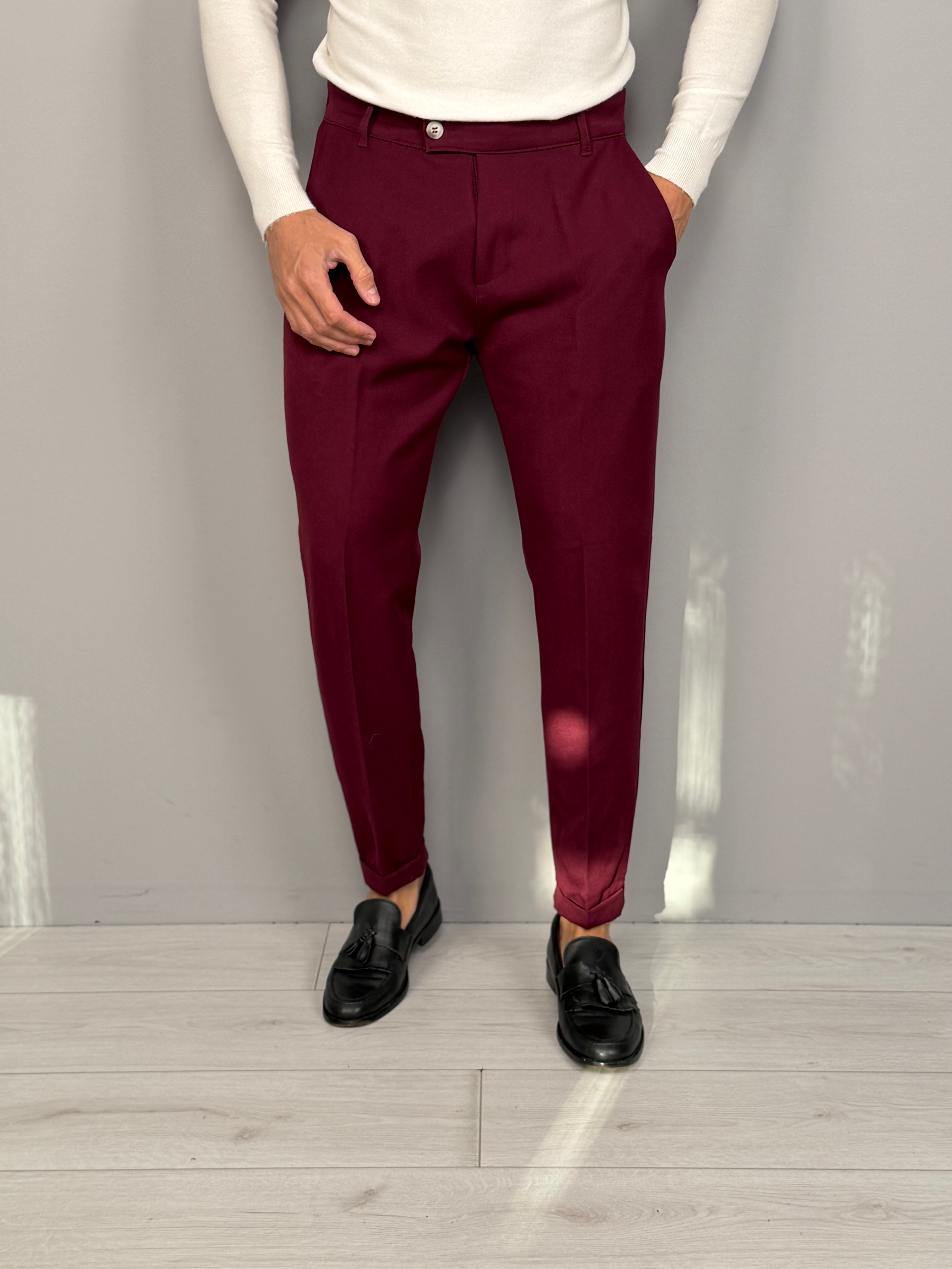 PANTALONE MOD CAPRI RISVOLTINO