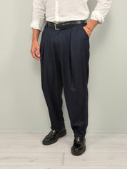 Leinenhose Geekom weit geschnitten