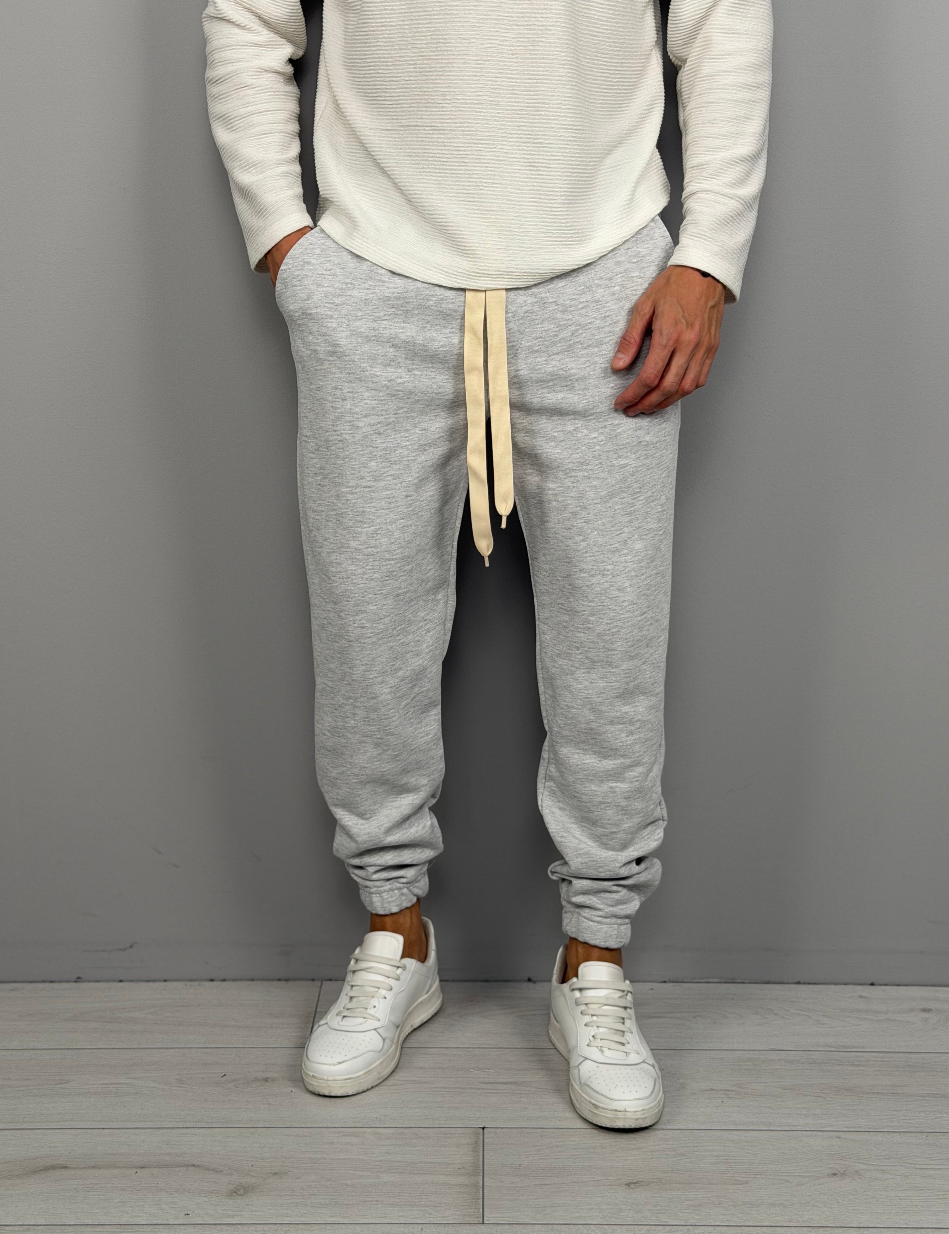 BRUSHED TRACKSUIT TROUSERS