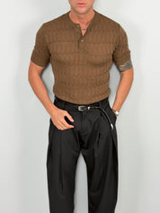 T-SHIRT TRAMA FILO COTONE