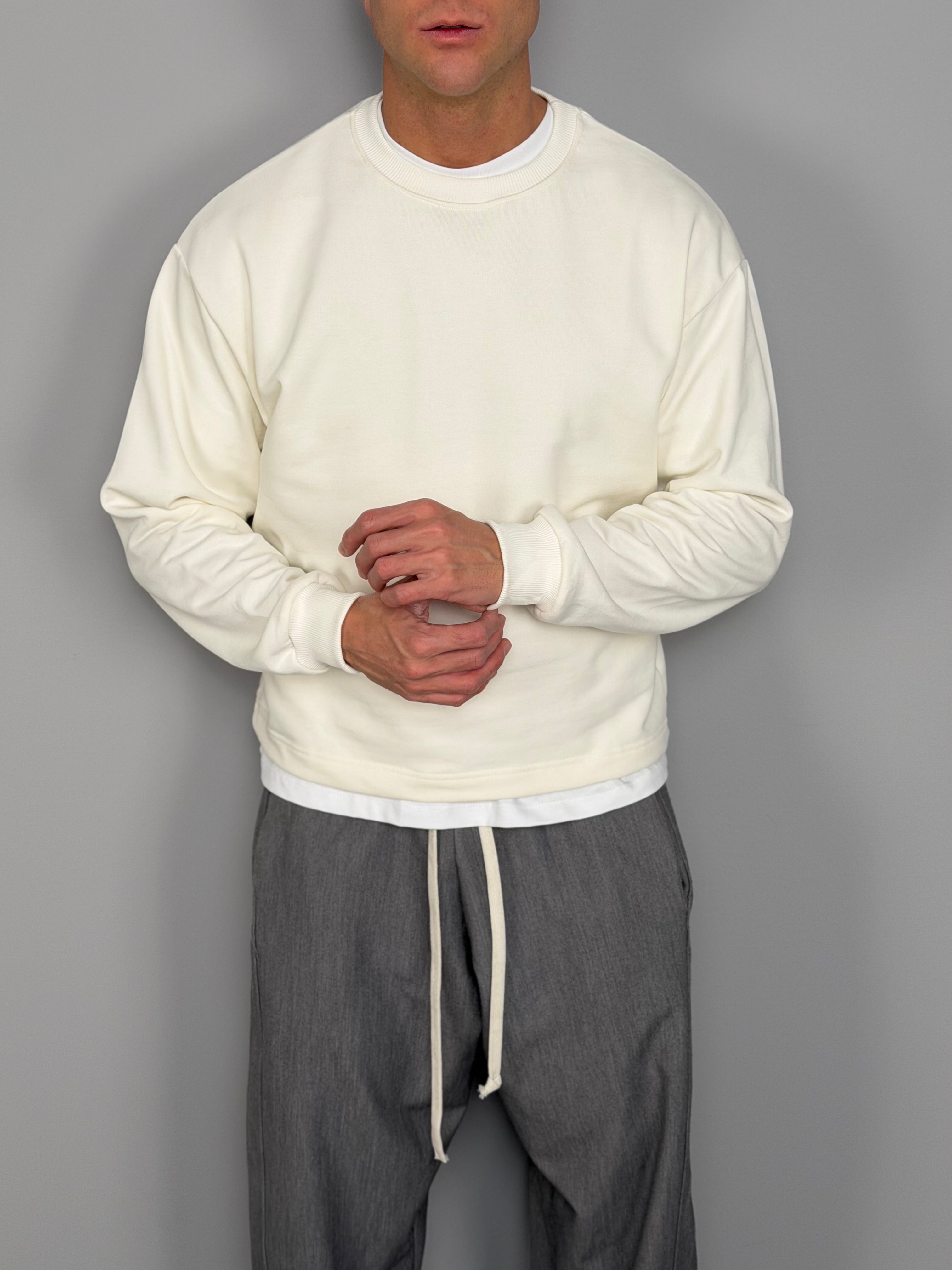 GAZED CROP SWEATSHIRT 