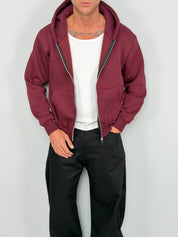 FELPA ZIP BOXY FIT FELPATA
