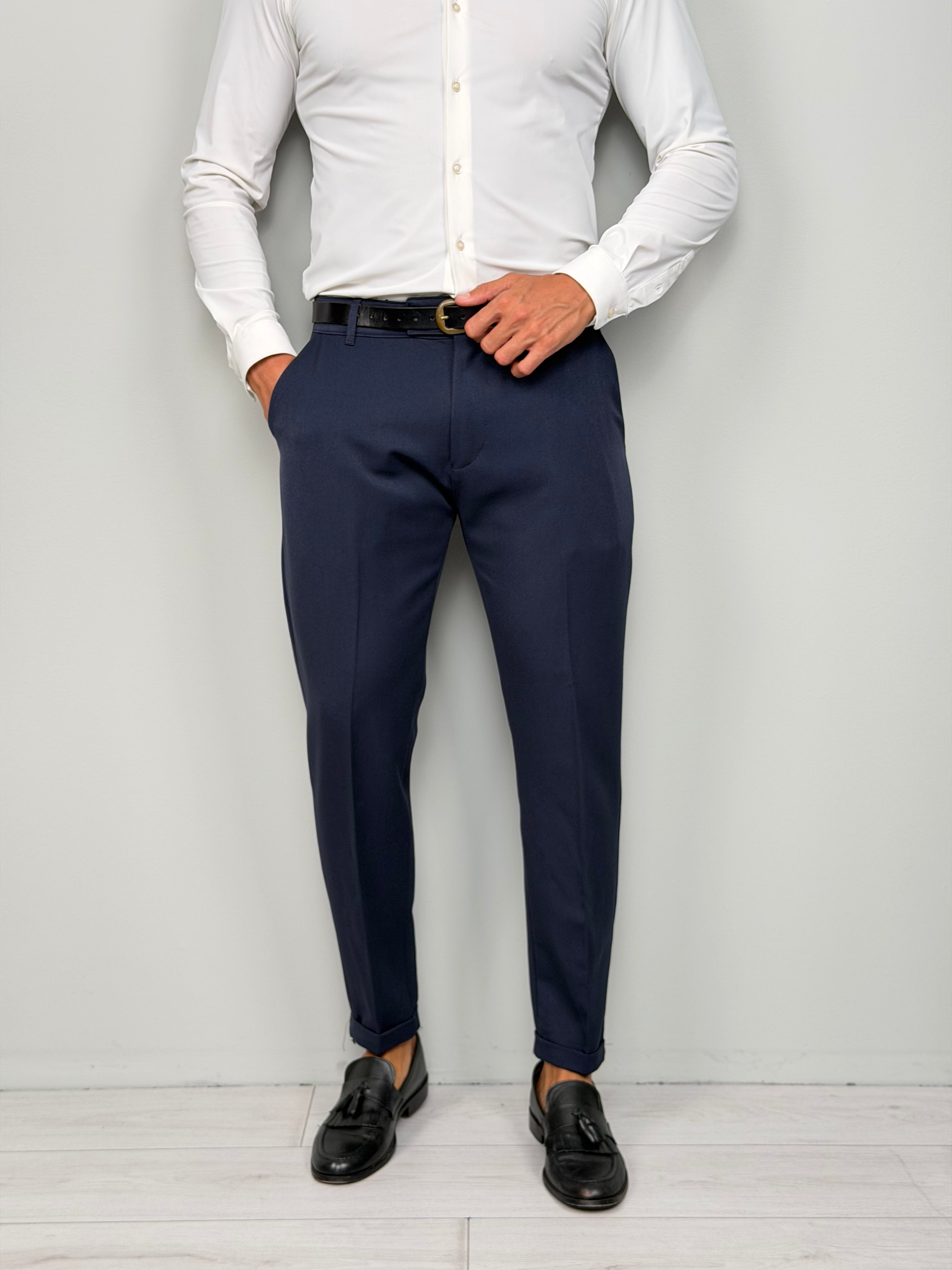WINTER CAPRI TROUSERS WITH ROLLS