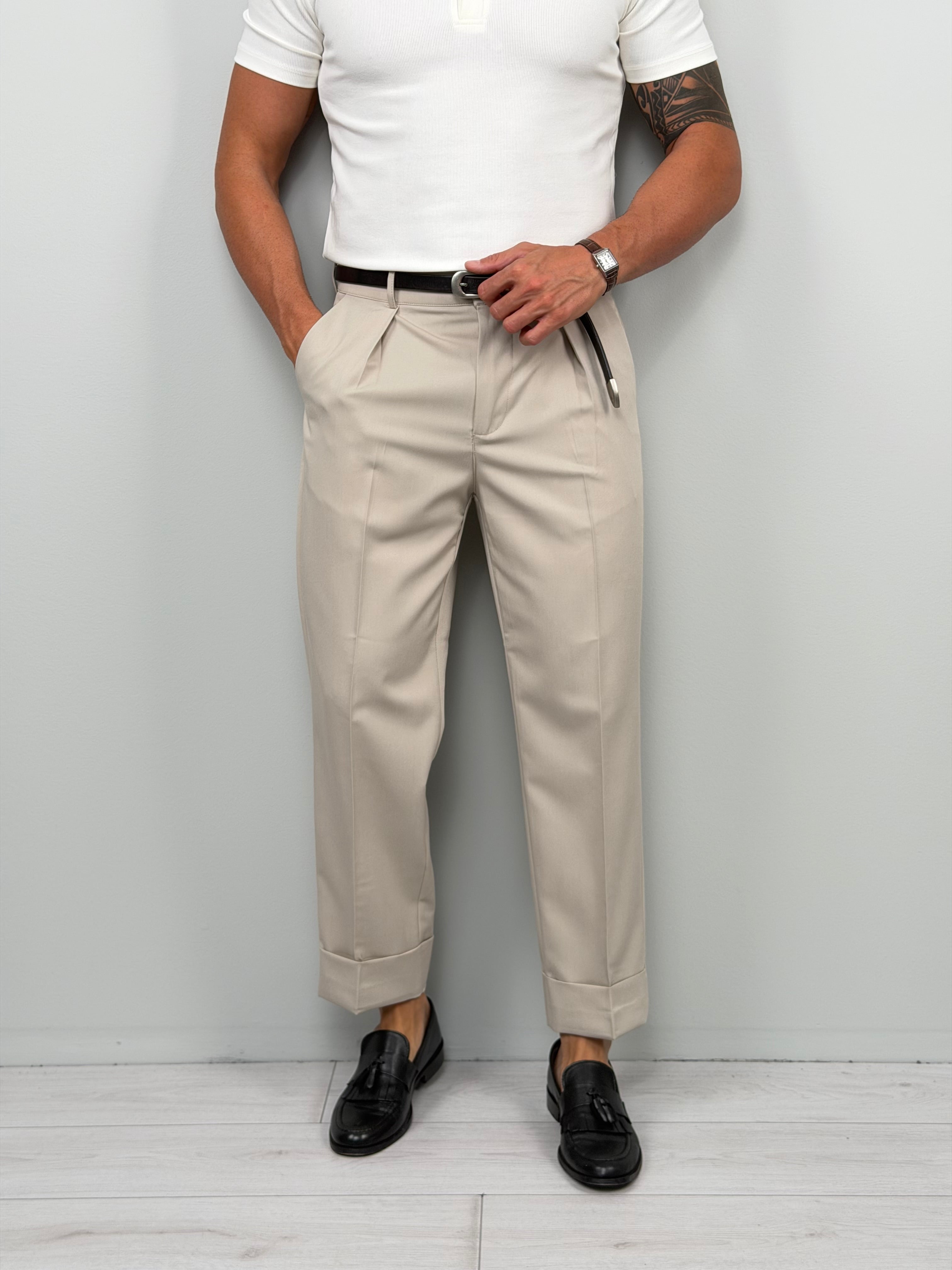PANTALONE SOFT - TASCHE DIETRO
