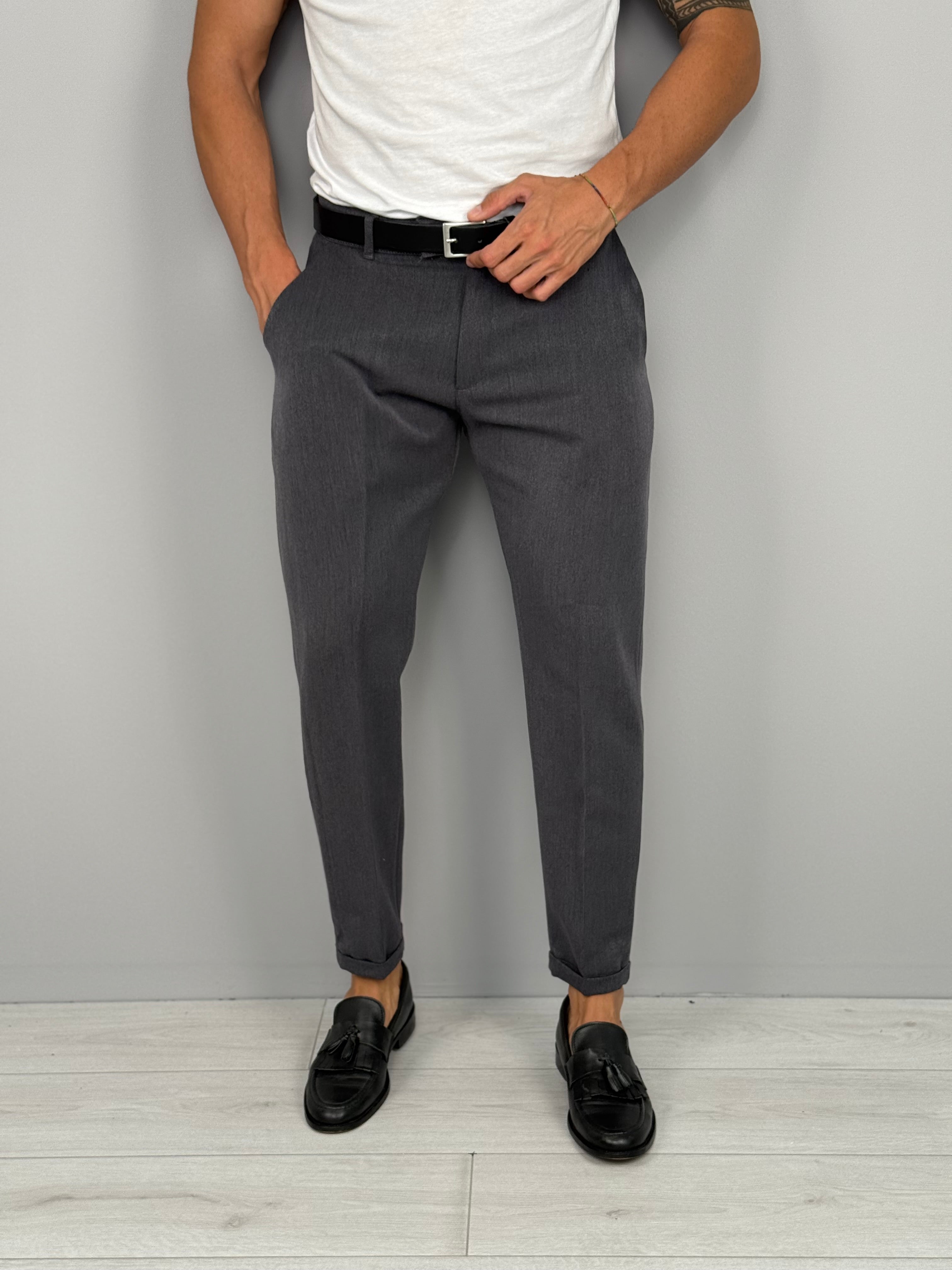 PANTALONE MOD CAPRI RISVOLTINO