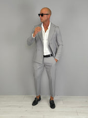 ABITO DOPPIOPETTO FIAMMATO