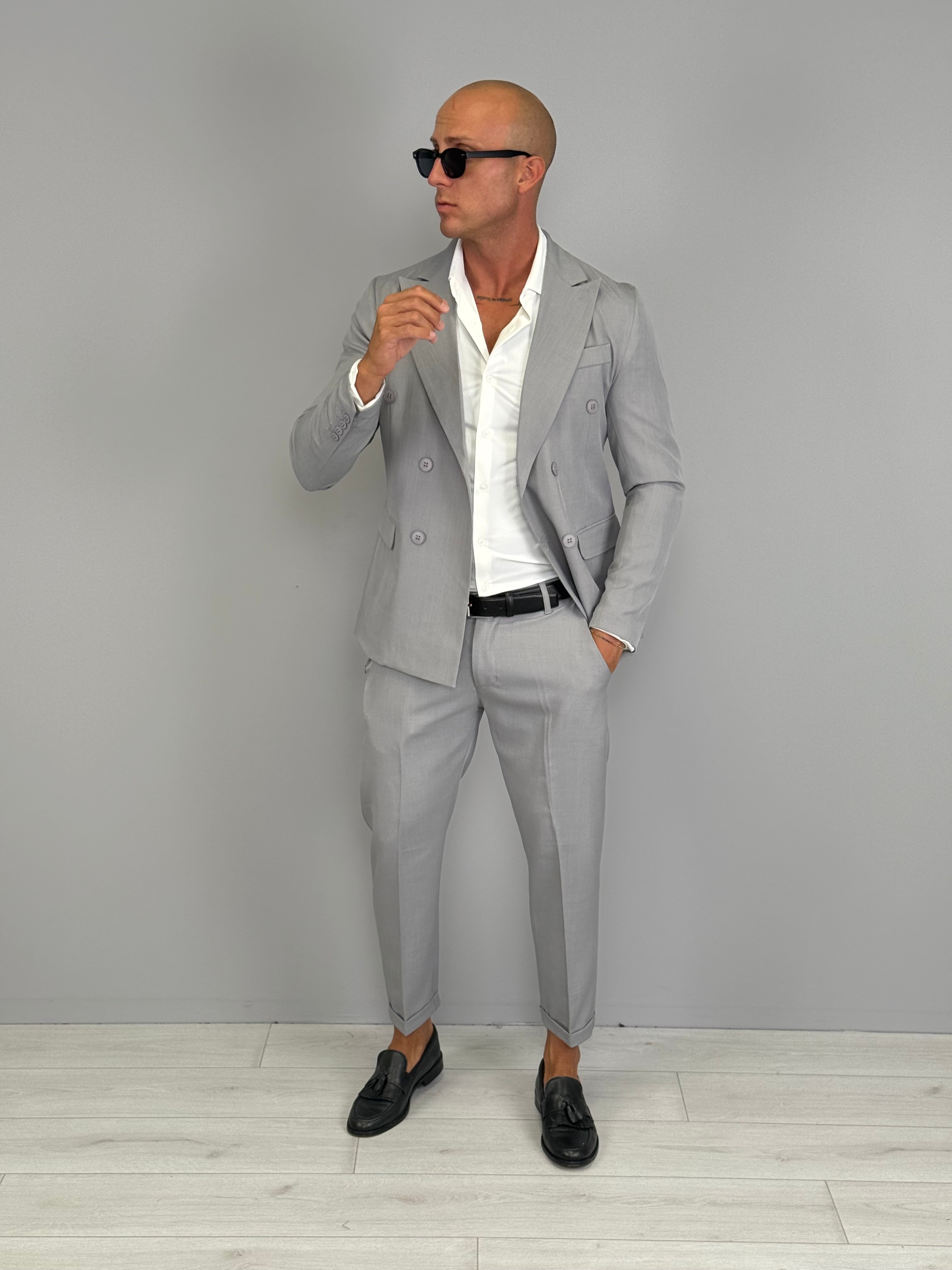 ABITO DOPPIOPETTO FIAMMATO